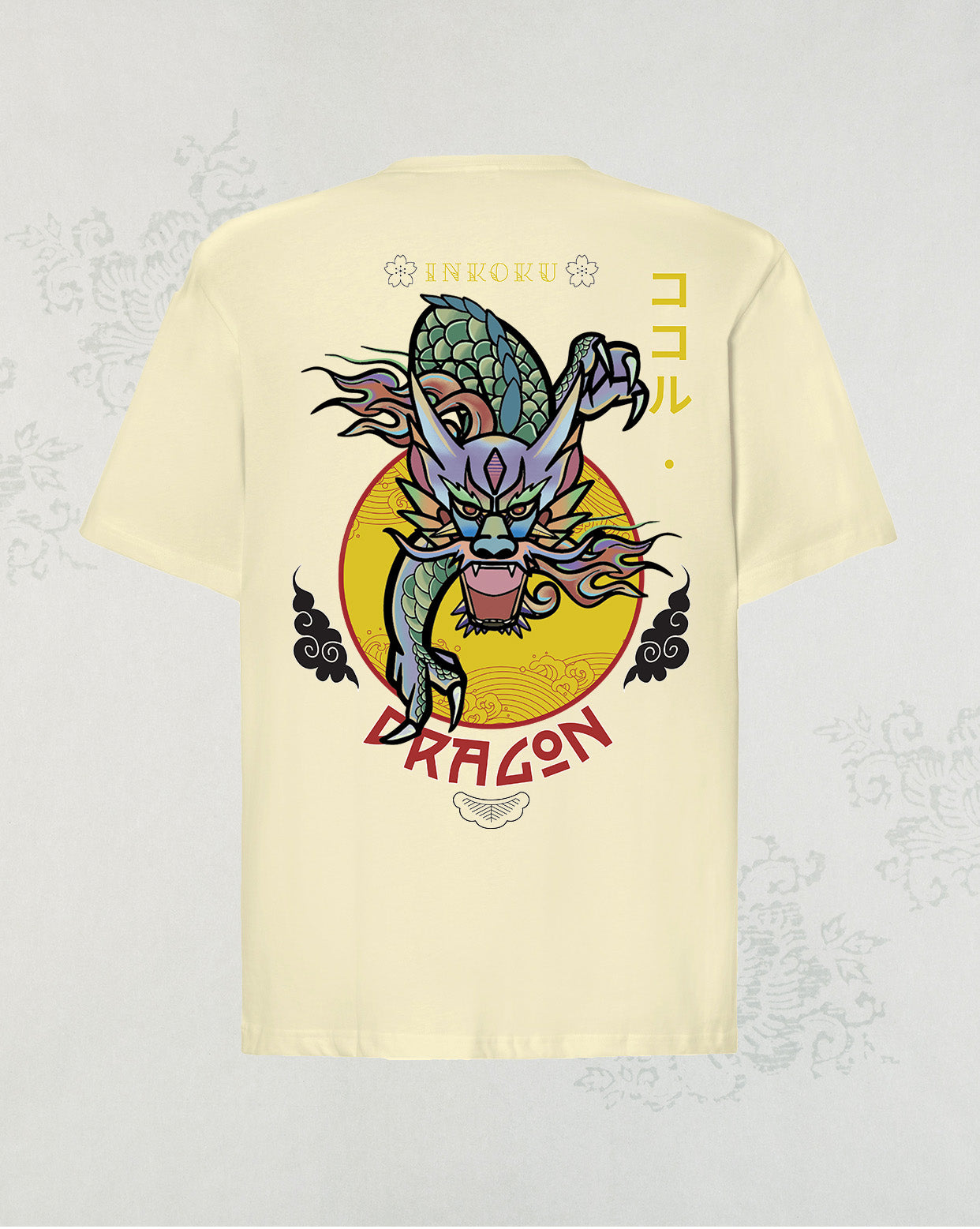 Camiseta Oversize Unisex 100% algodón Dragon