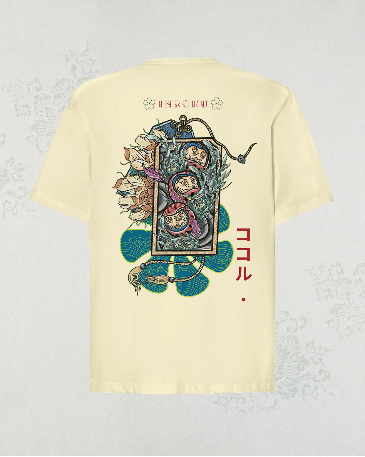 Camiseta Oversize Unisex 100% algodón Daruma