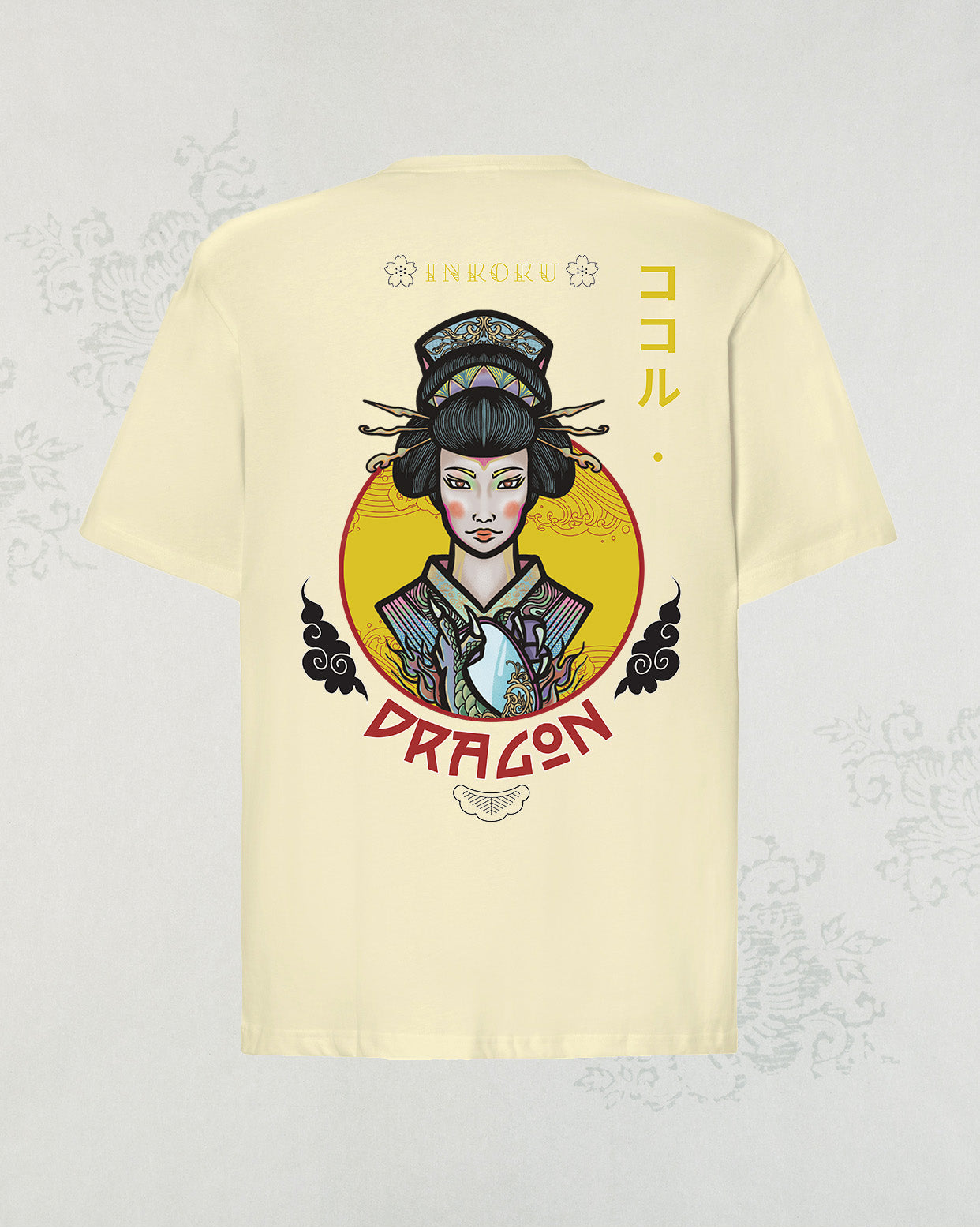 Camiseta Oversize Unisex 100% algodón Dragon