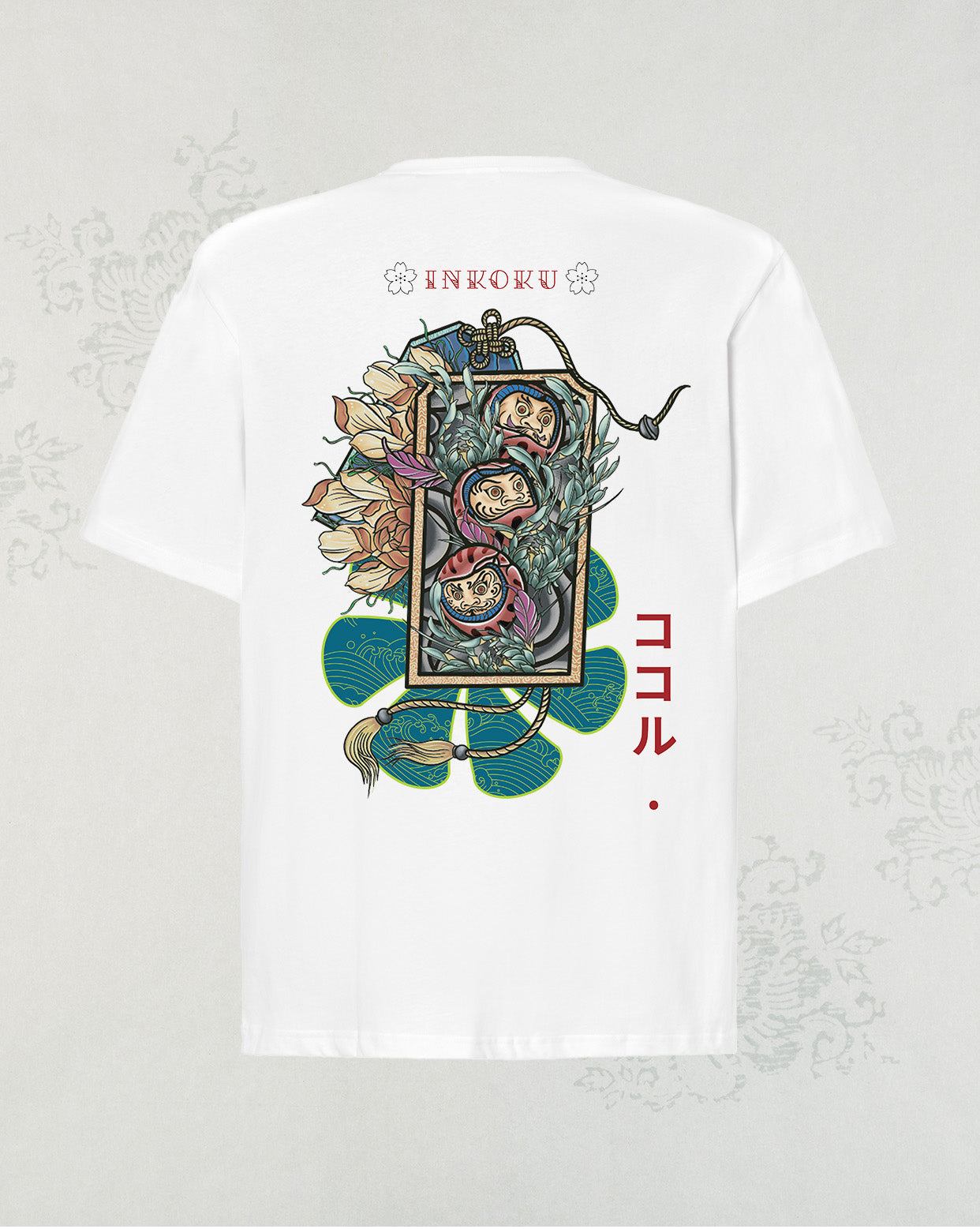 Camiseta Oversize Unisex 100% algodón Daruma