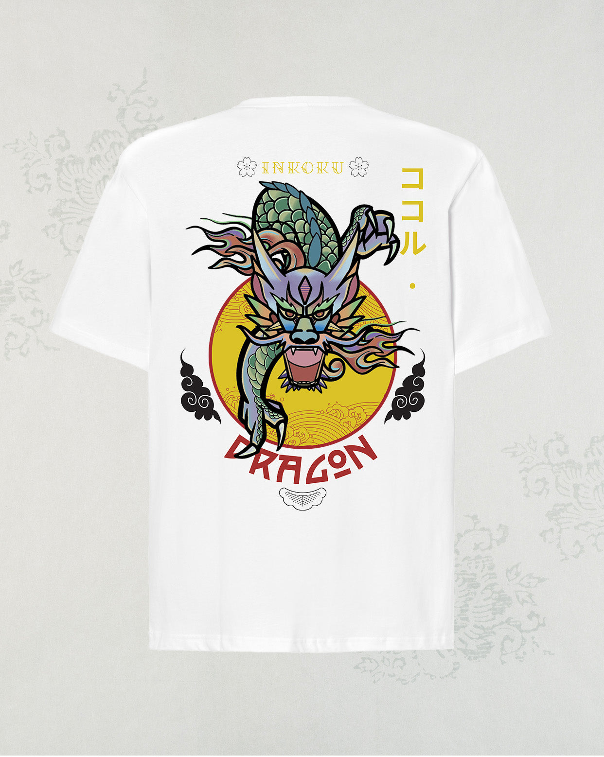 Camiseta Oversize Unisex 100% algodón Dragon