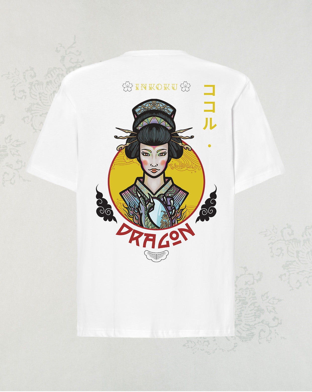 Camiseta Oversize Unisex 100% algodón Dragon