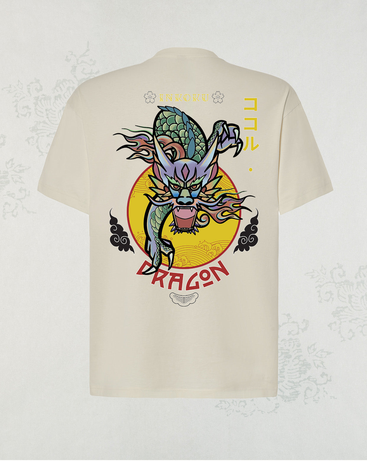 Camiseta Oversize Unisex 100% algodón Dragon