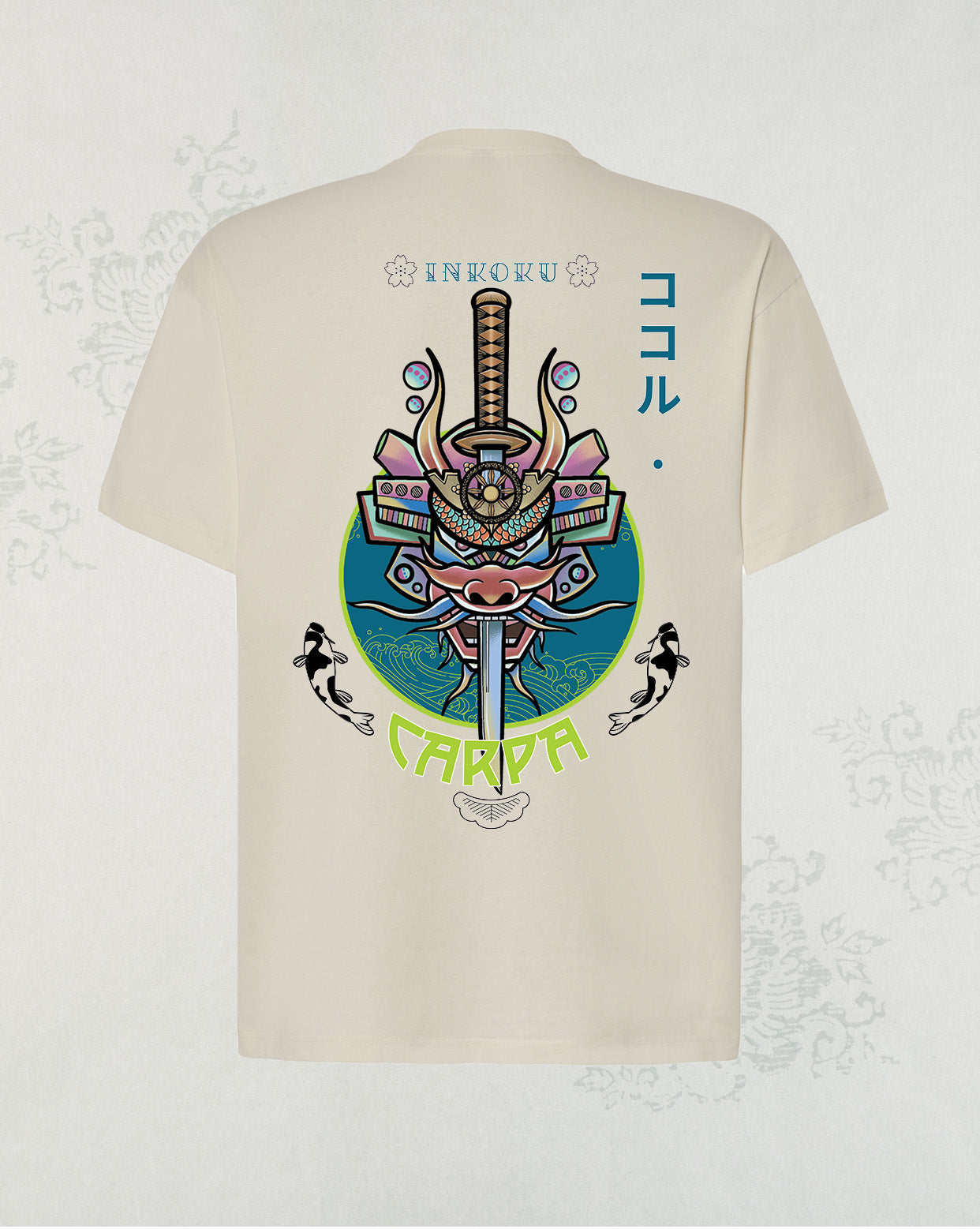 Camiseta Oversize Unisex 100% algodón Carpa