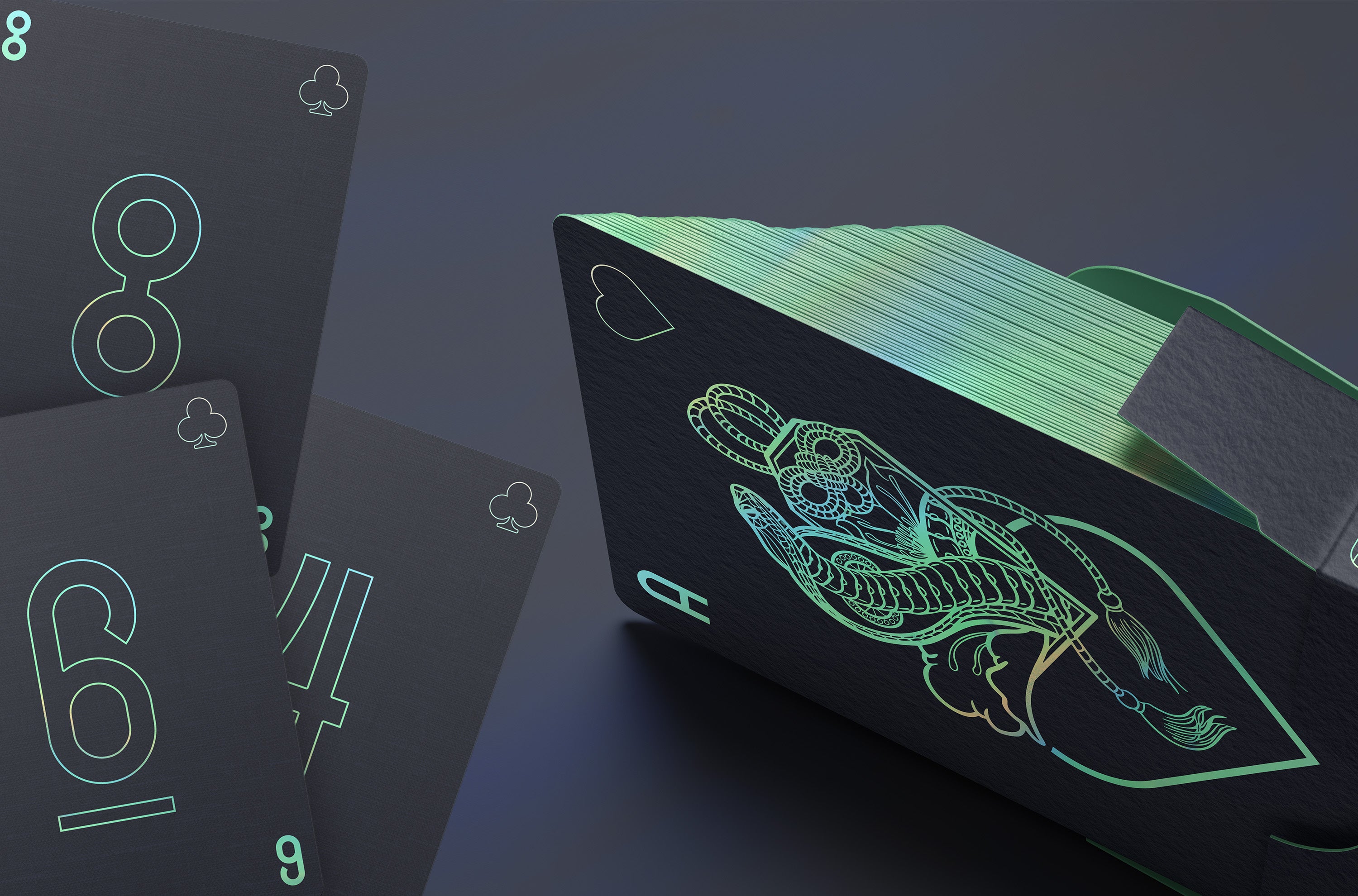 Mystic Waves Playing Card