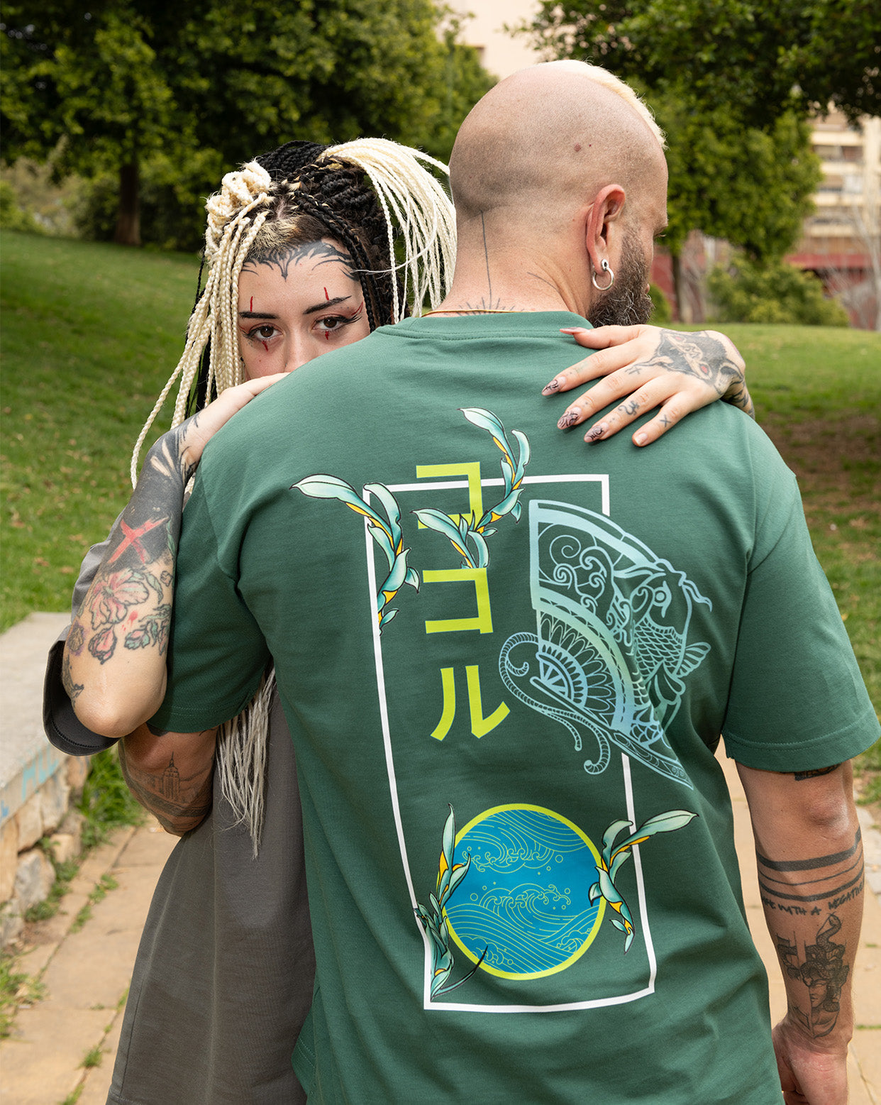Warriors Camiseta Oversize Unisex 100% algodón