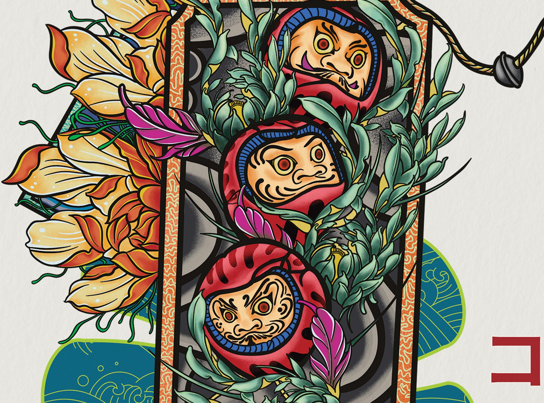 Daruma – Limited Edition Illustration