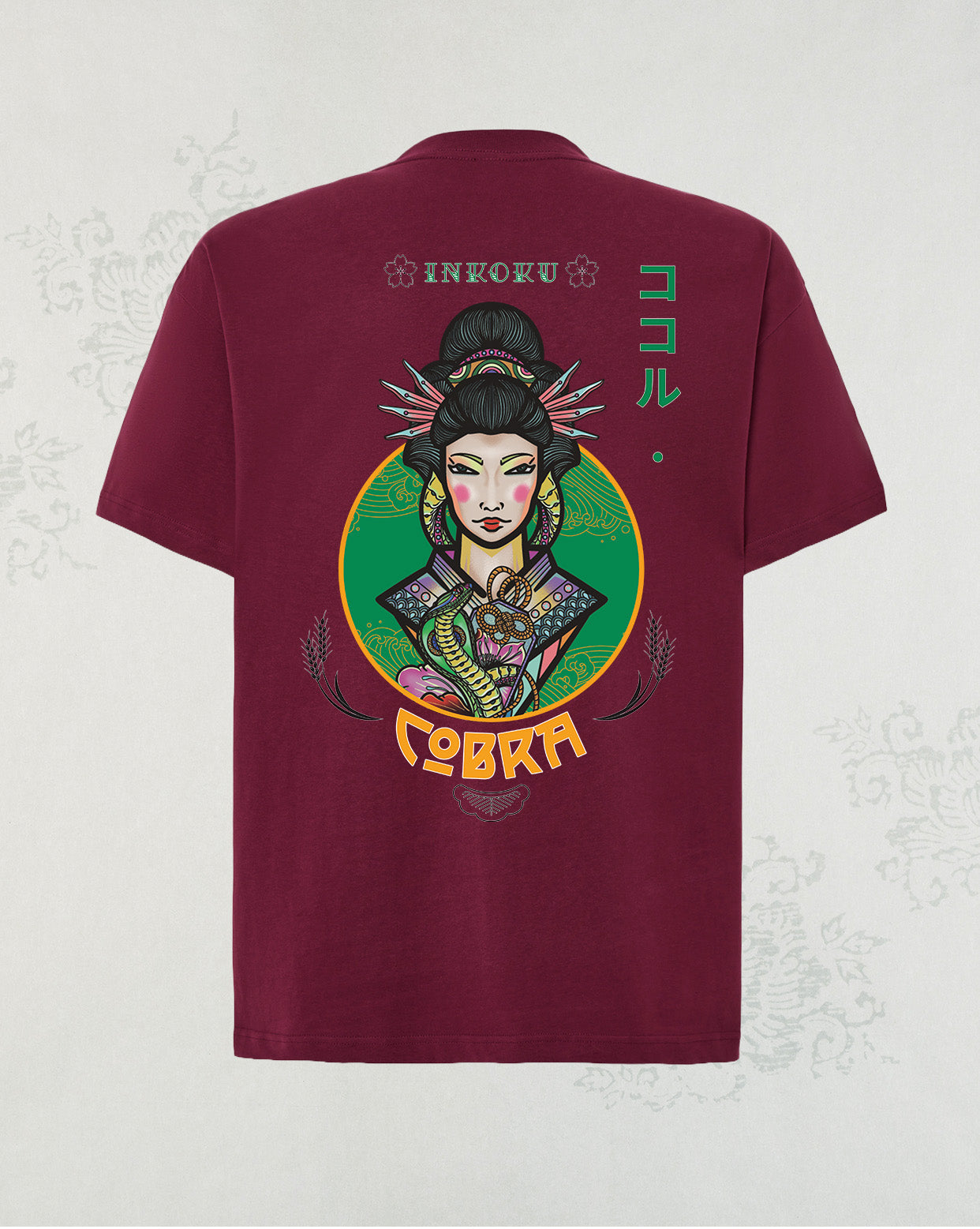 Camiseta Oversize Unisex 100% algodón Cobra