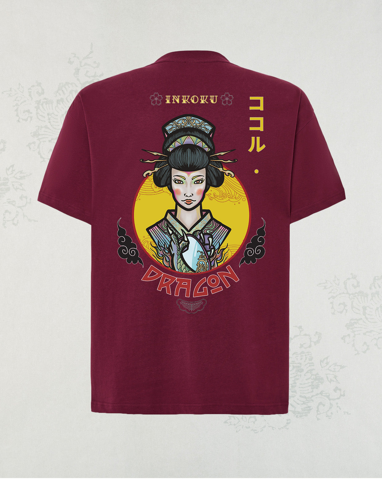 Camiseta Oversize Unisex 100% algodón Dragon