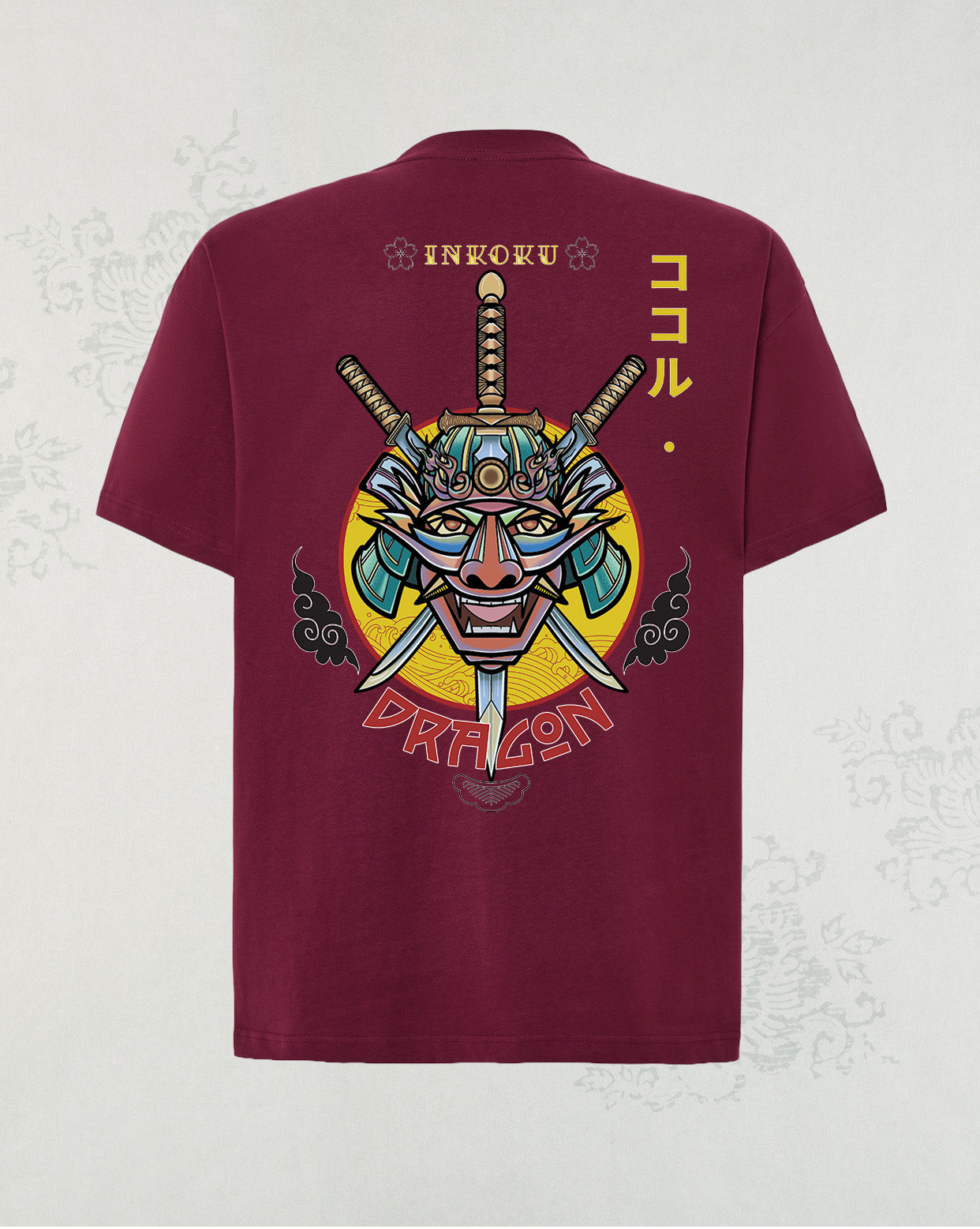 Camiseta Oversize Unisex 100% algodón Dragon