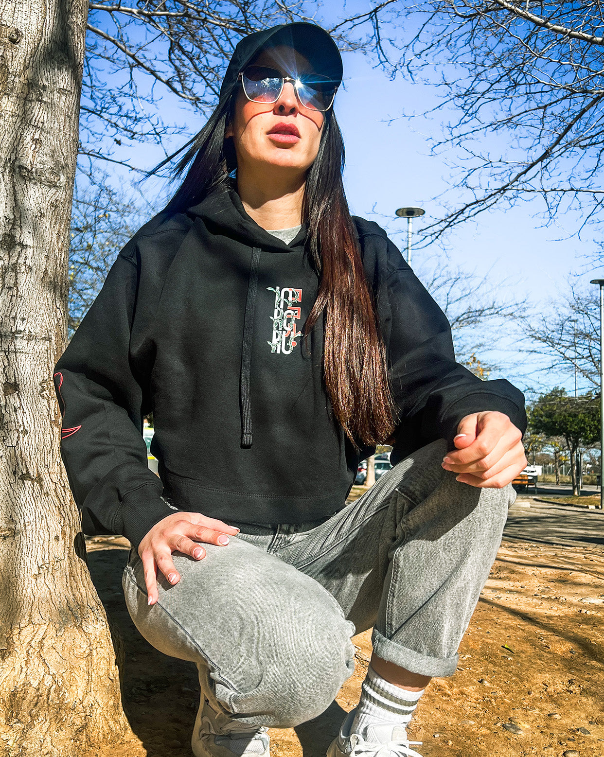 Sudadera Crop Legends of Ink