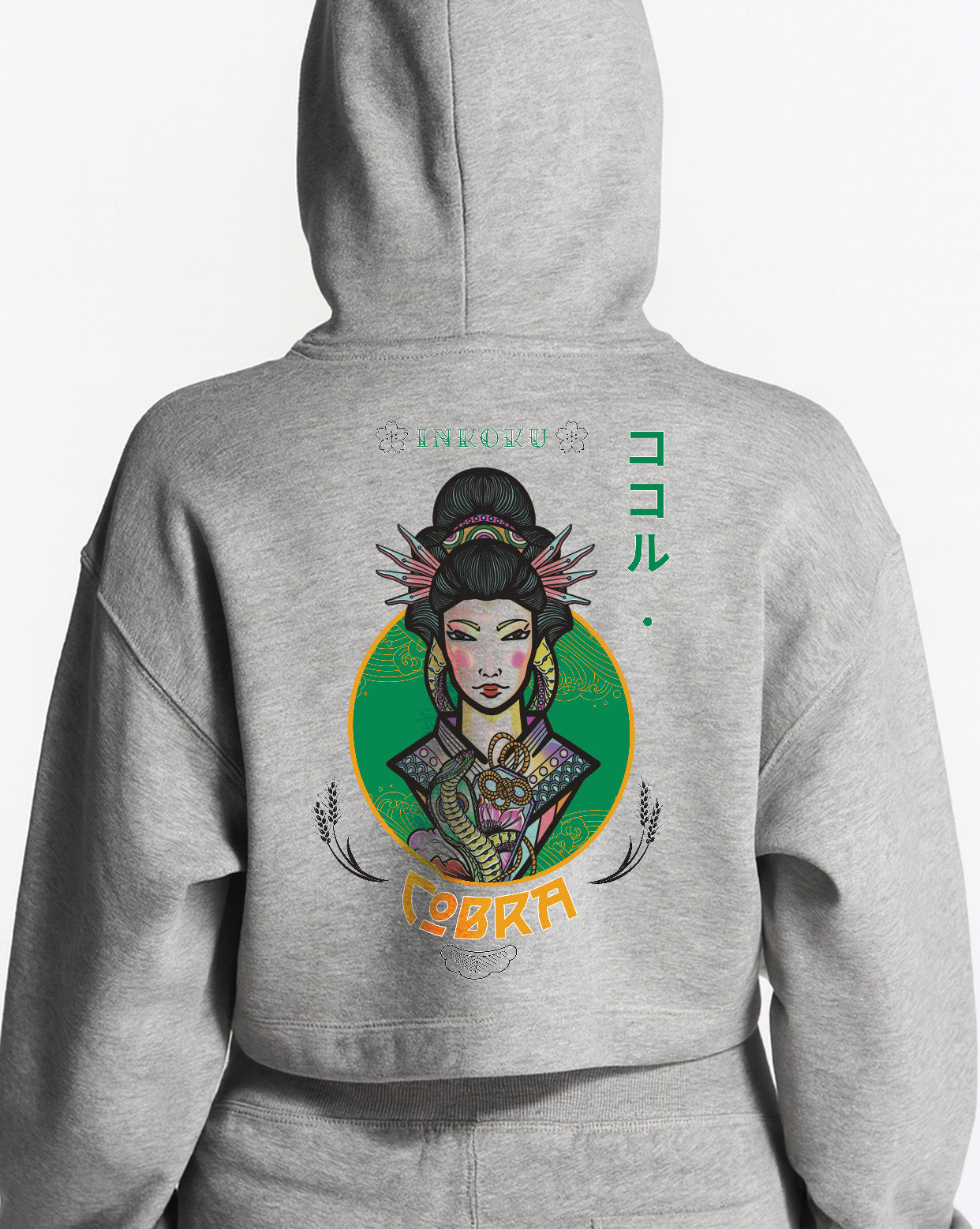 Sudadera Crop Cobra