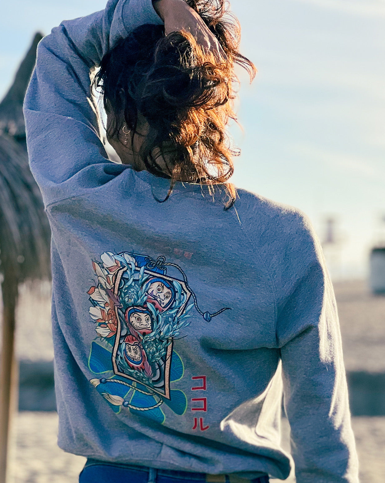 Sudadera Daruma Unisex