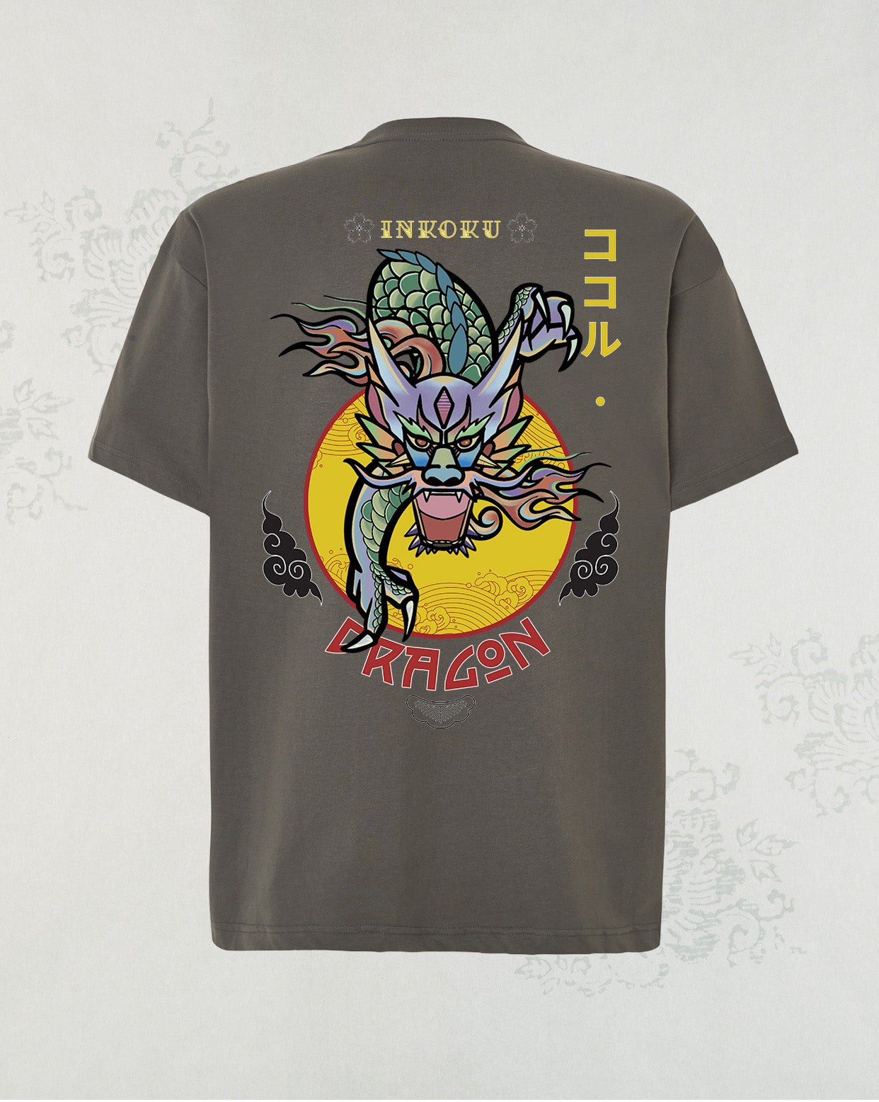 Camiseta Oversize Unisex 100% algodón Dragon