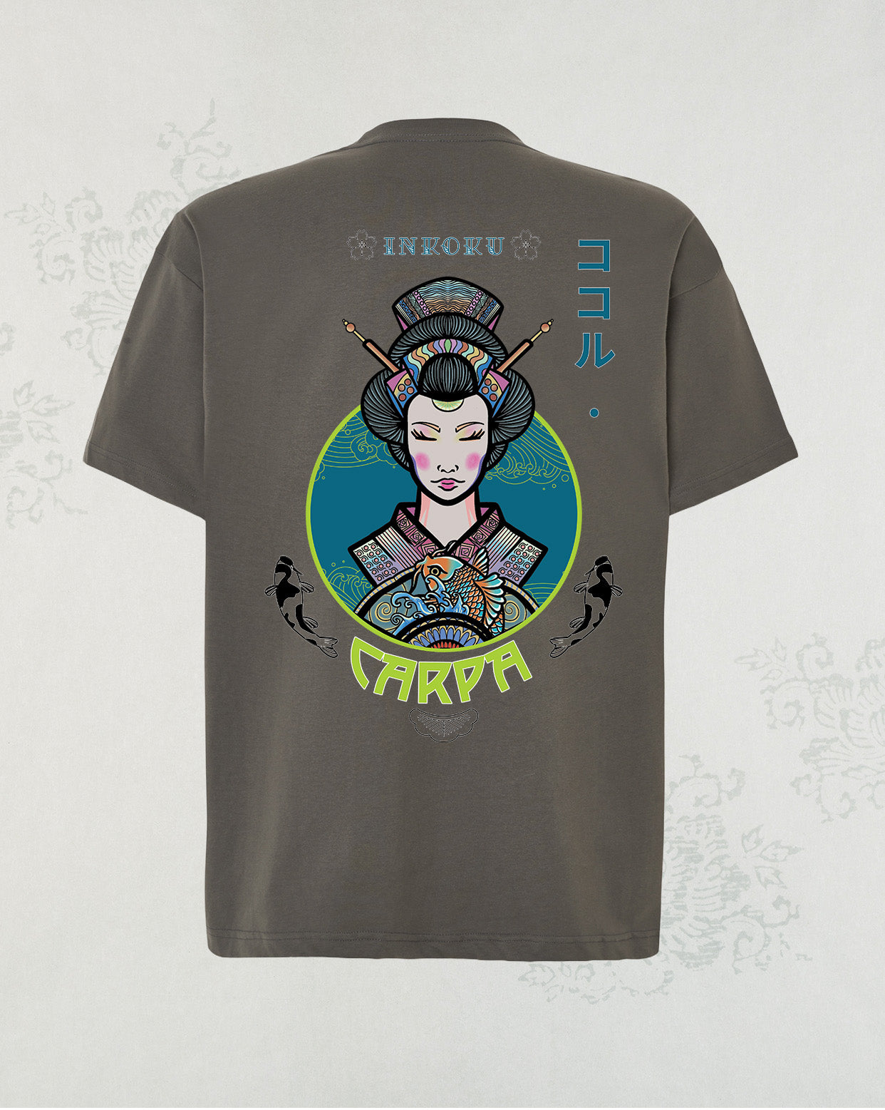 Camiseta Oversize Unisex 100% algodón Carpa