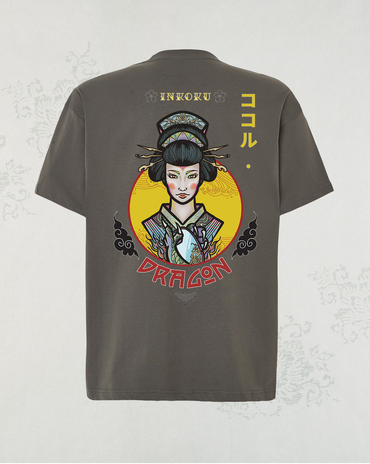 Camiseta Oversize Unisex 100% algodón Dragon
