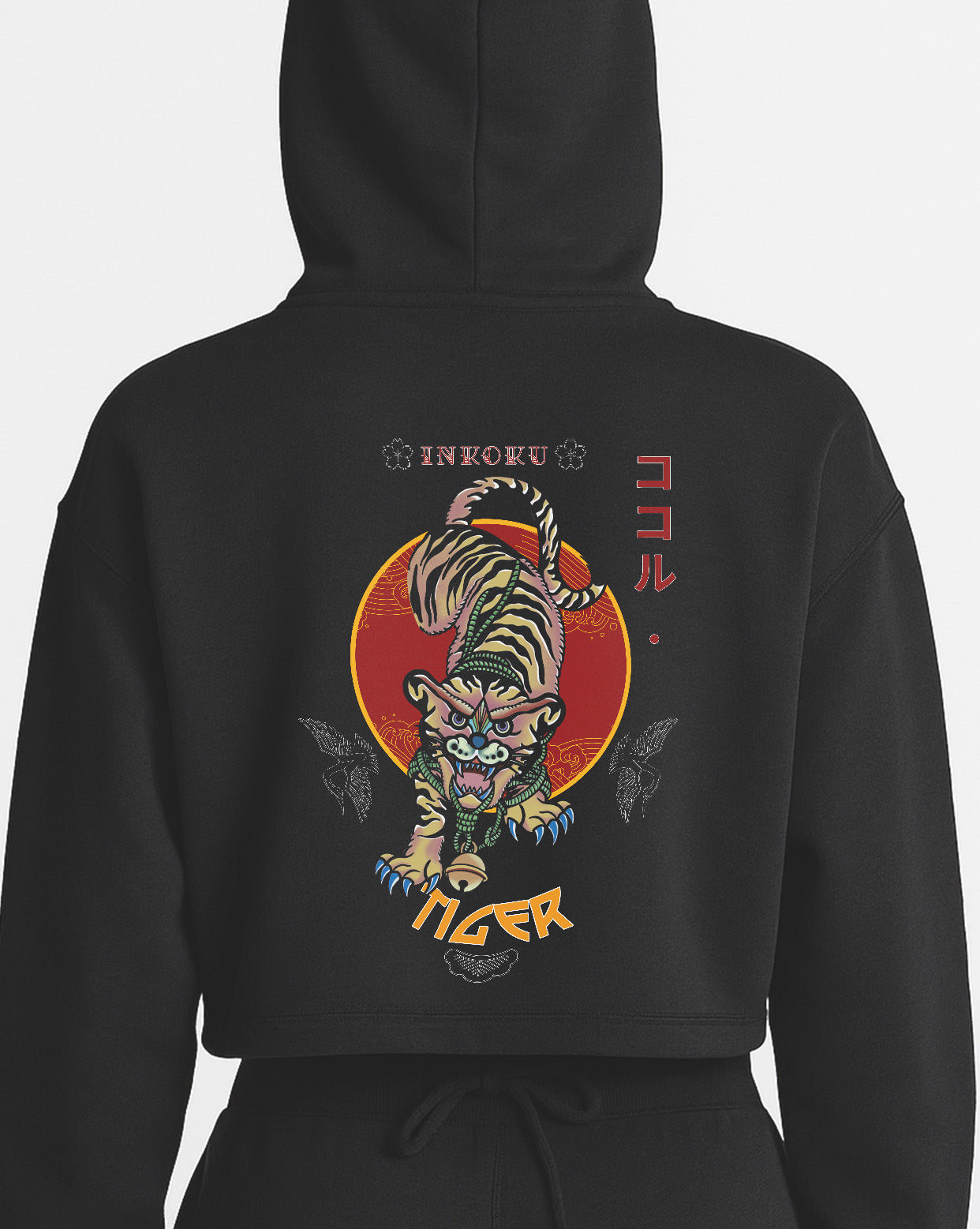 Sudadera Crop Tiger