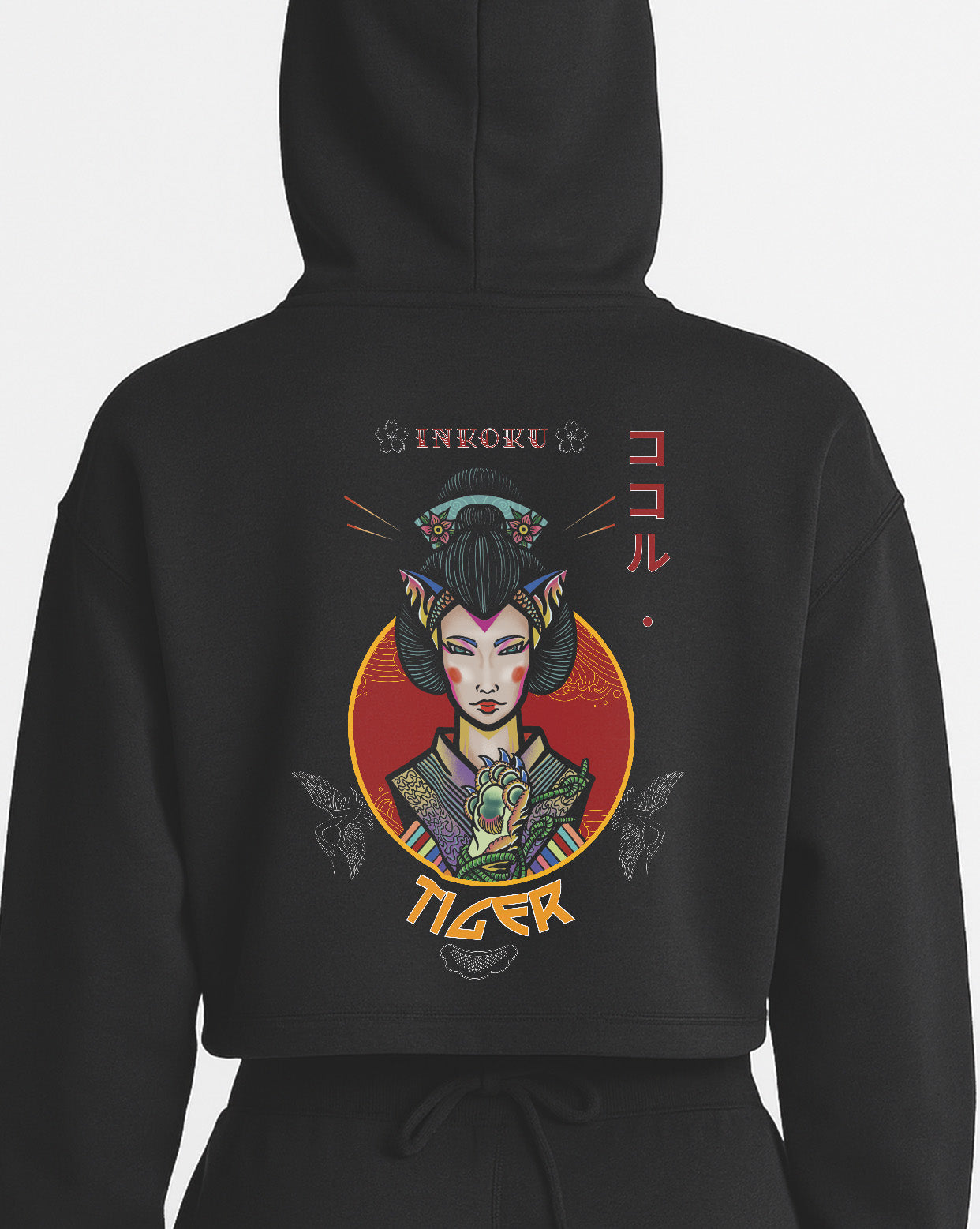 Sudadera Crop Tiger