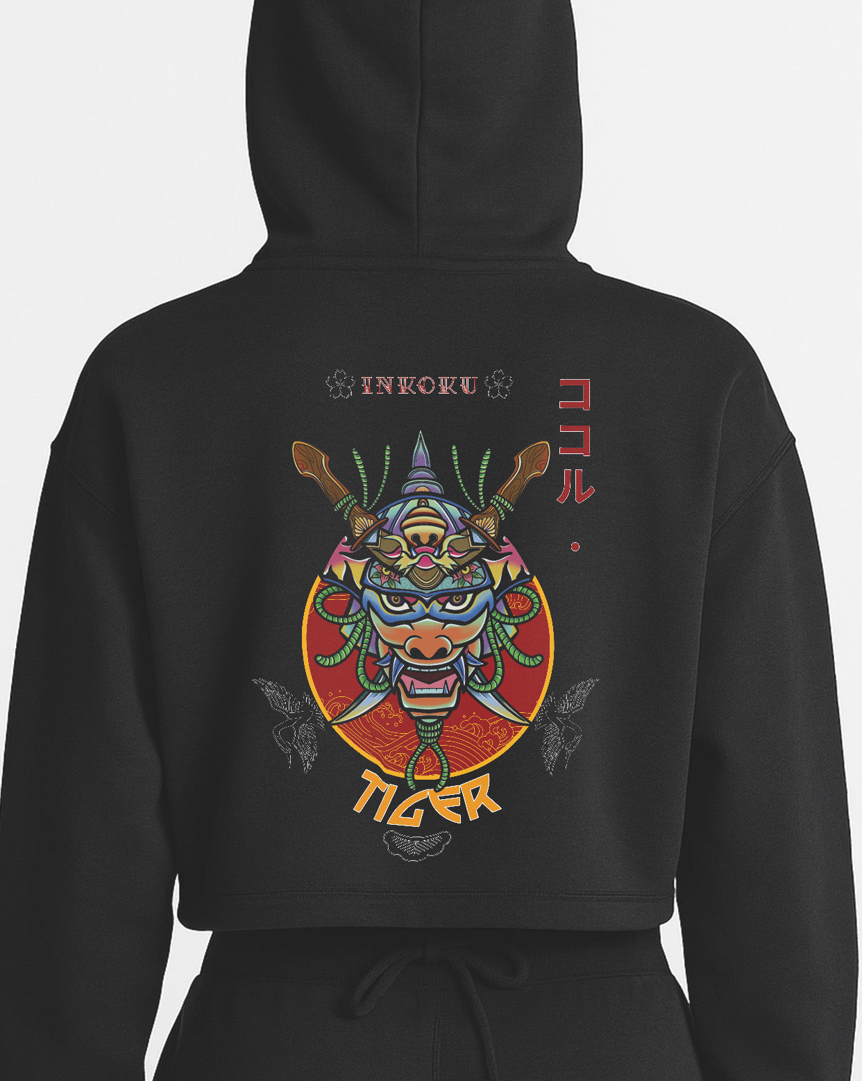 Sudadera Crop Tiger