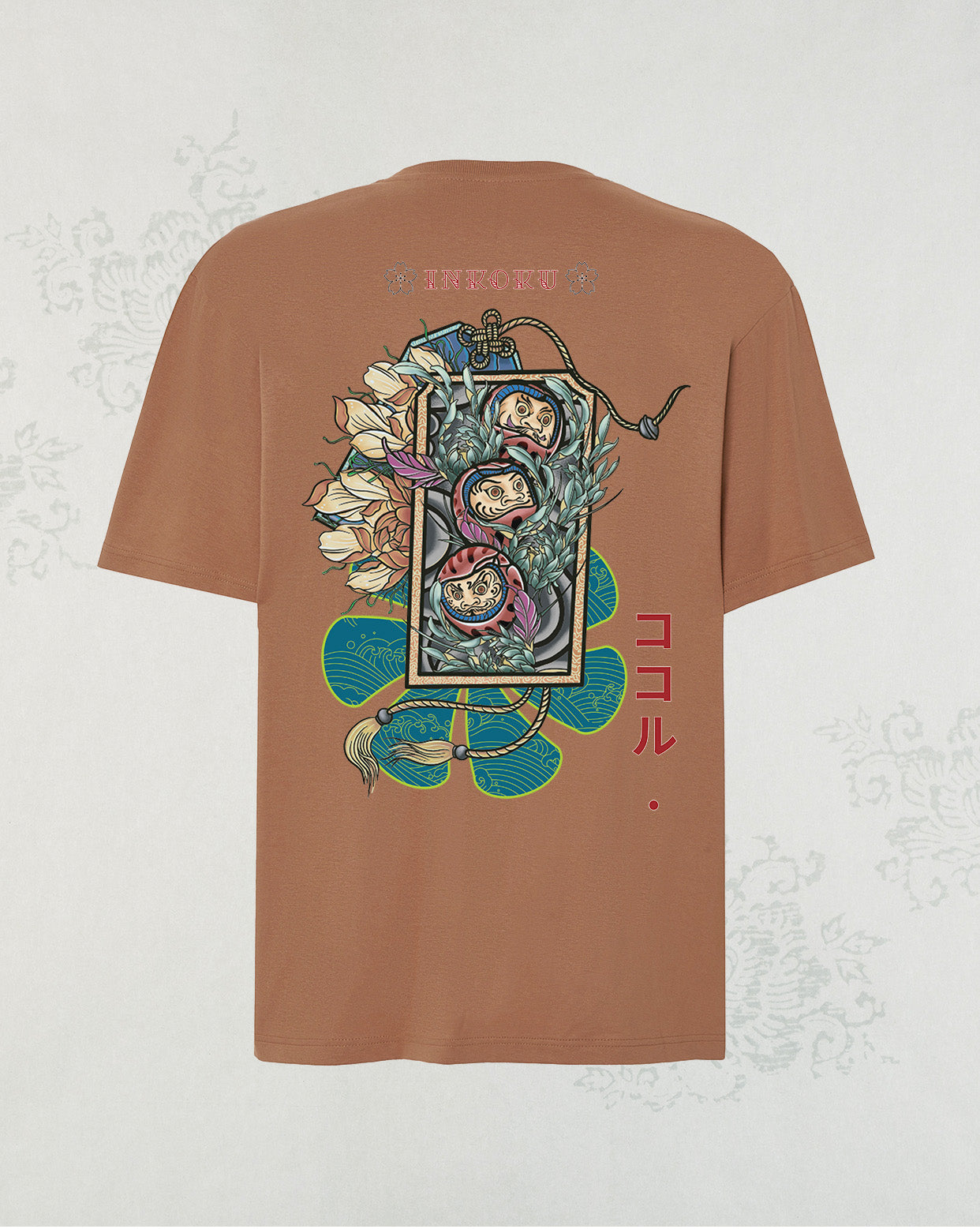 Camiseta Oversize Unisex 100% algodón Daruma