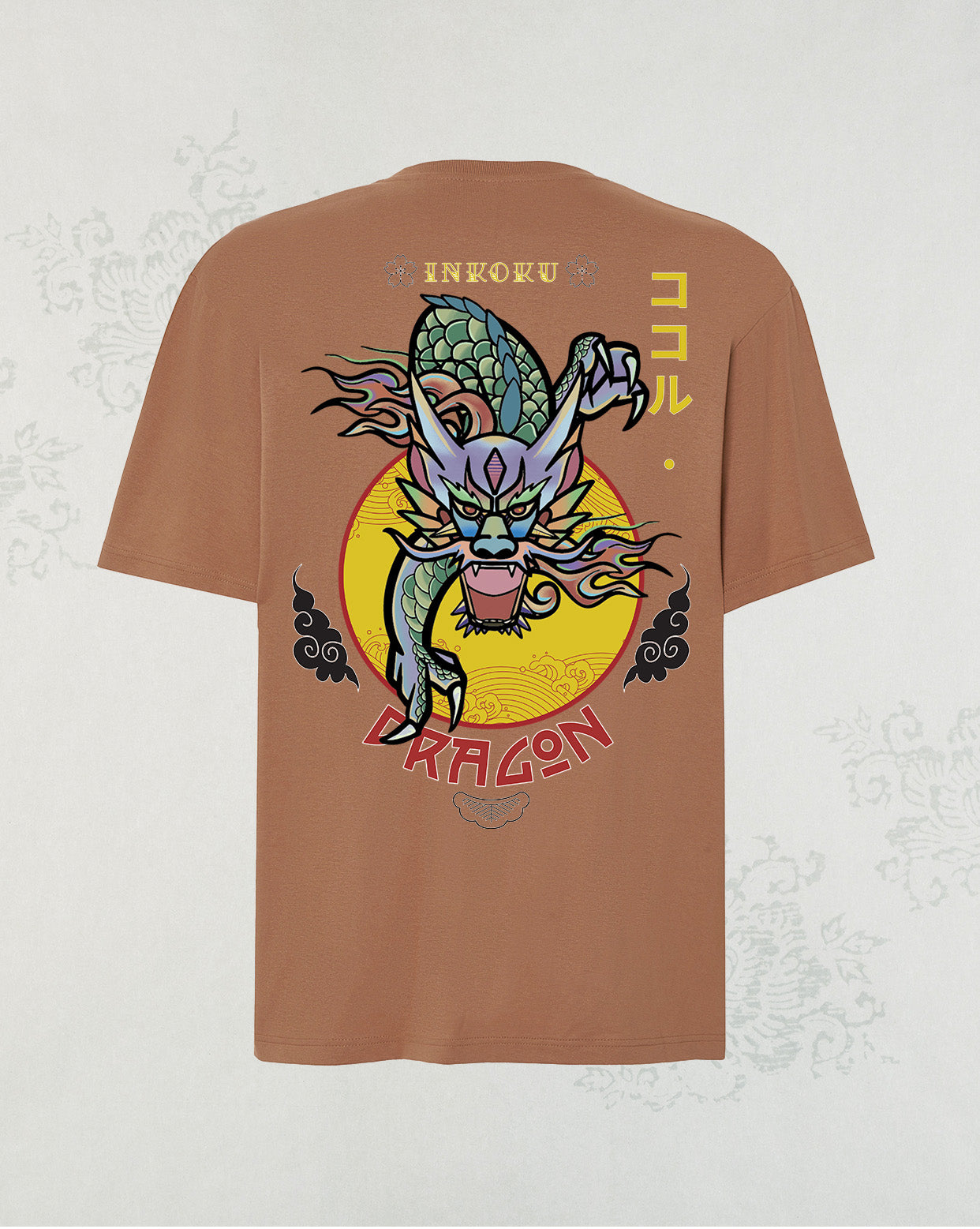 Camiseta Oversize Unisex 100% algodón Dragon