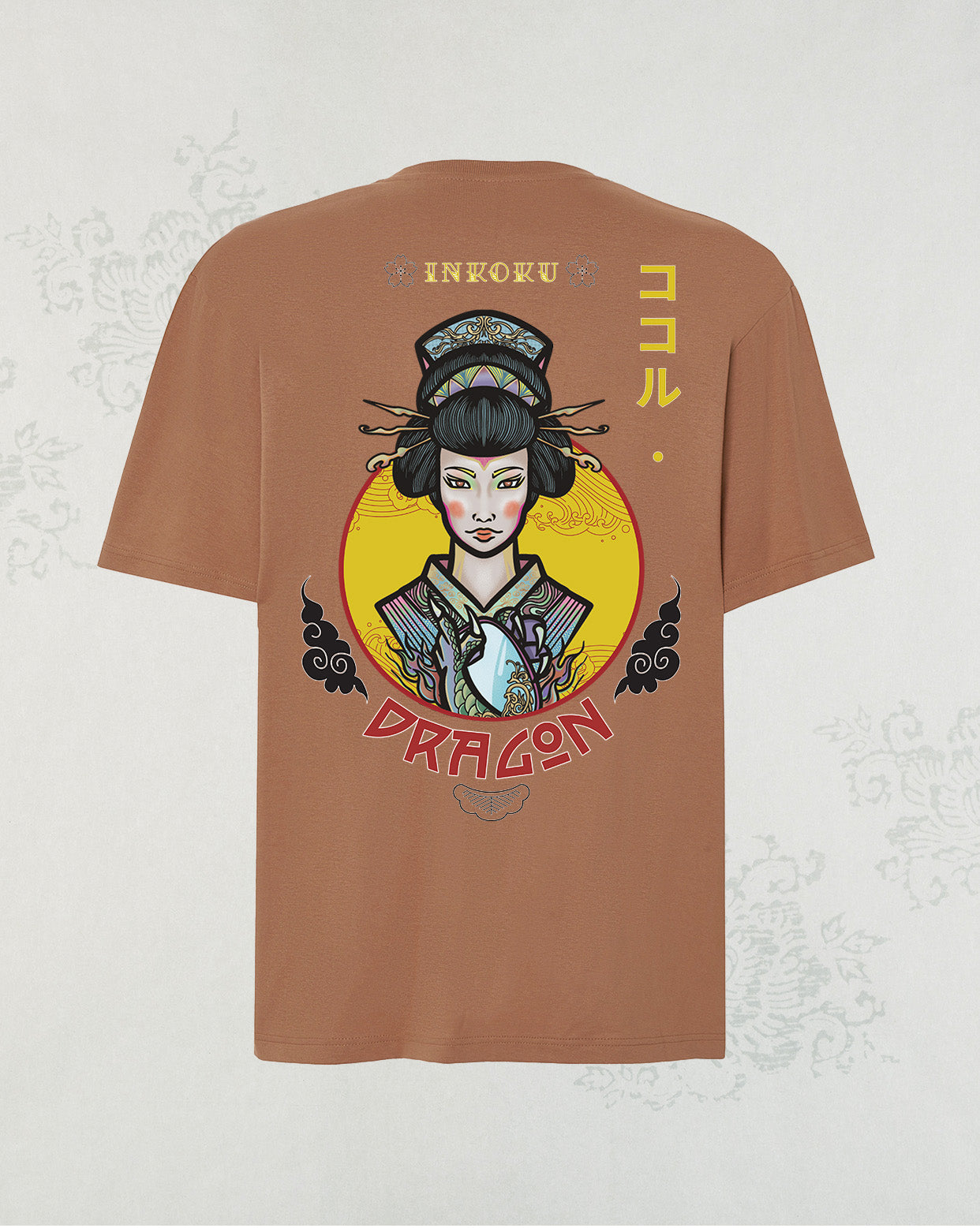 Camiseta Oversize Unisex 100% algodón Dragon