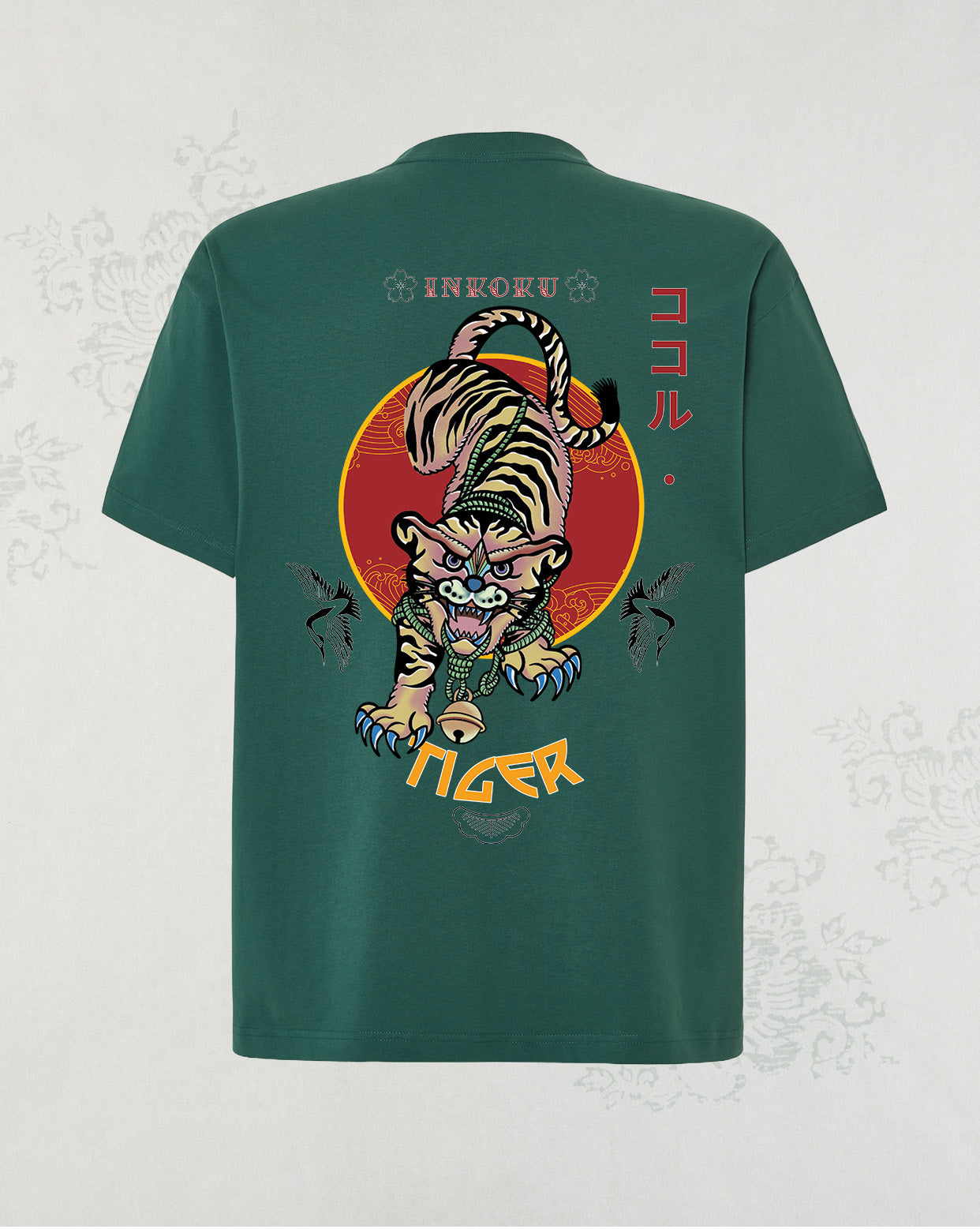 Camiseta Oversize Unisex 100% algodón Tiger