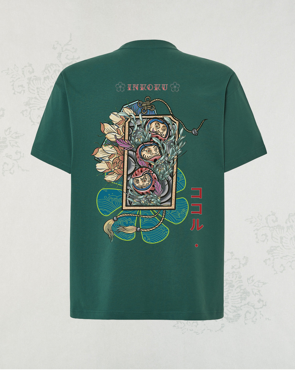 Camiseta Oversize Unisex 100% algodón Daruma