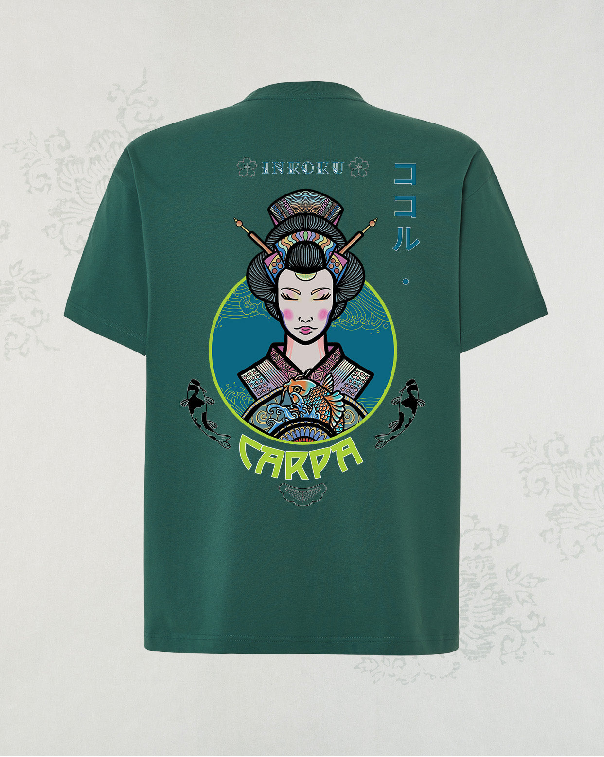 Camiseta Oversize Unisex 100% algodón Carpa