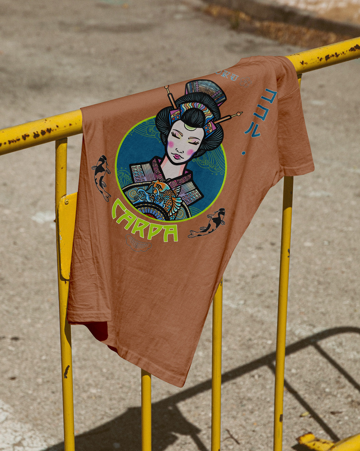 Geisha Carp OVERSIZE
