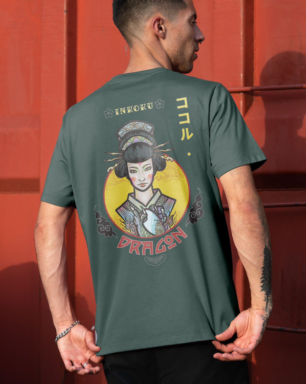 Geisha Dragon OVERSIZE