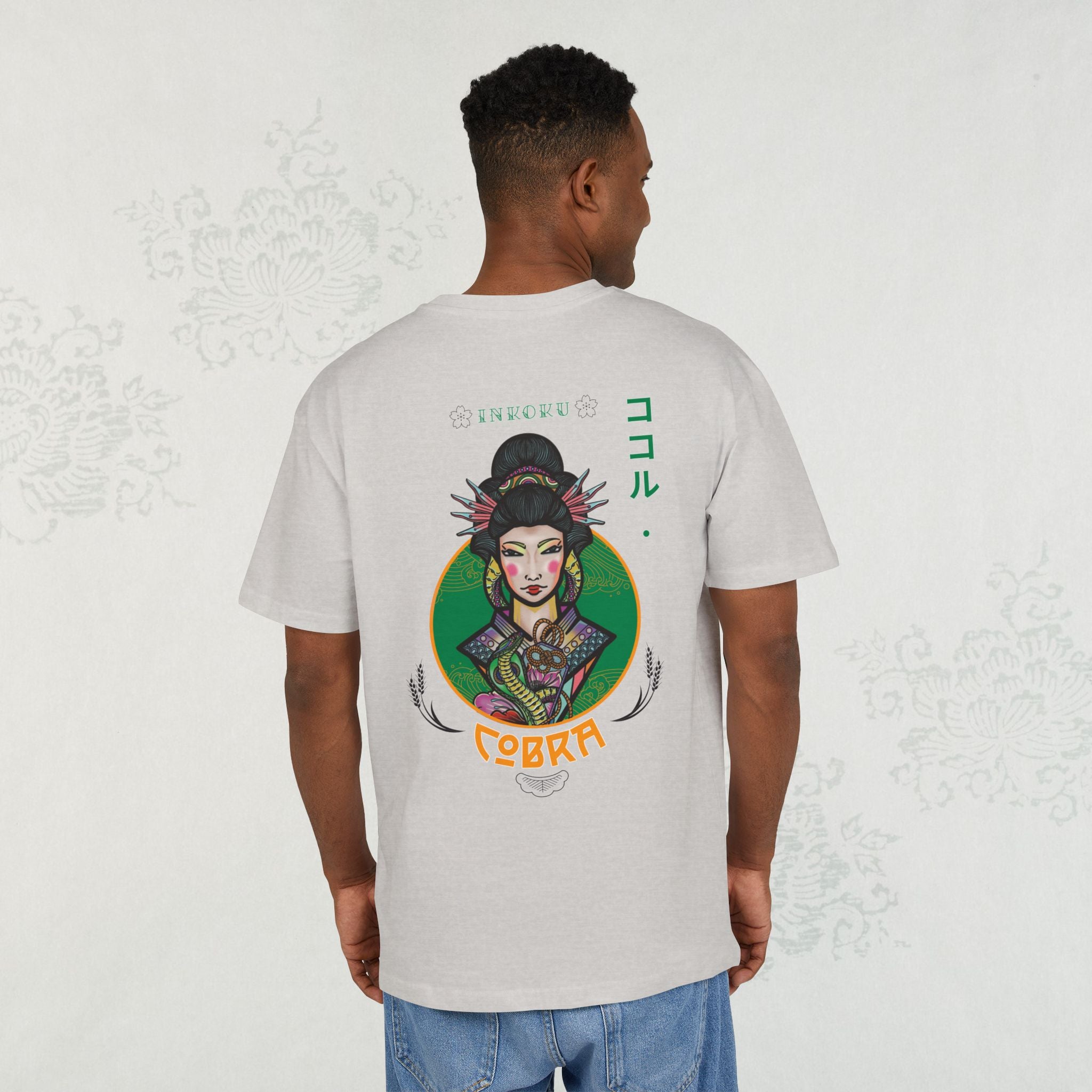 Inkoku  Geisa Cobra - Unisex Oversize Tee