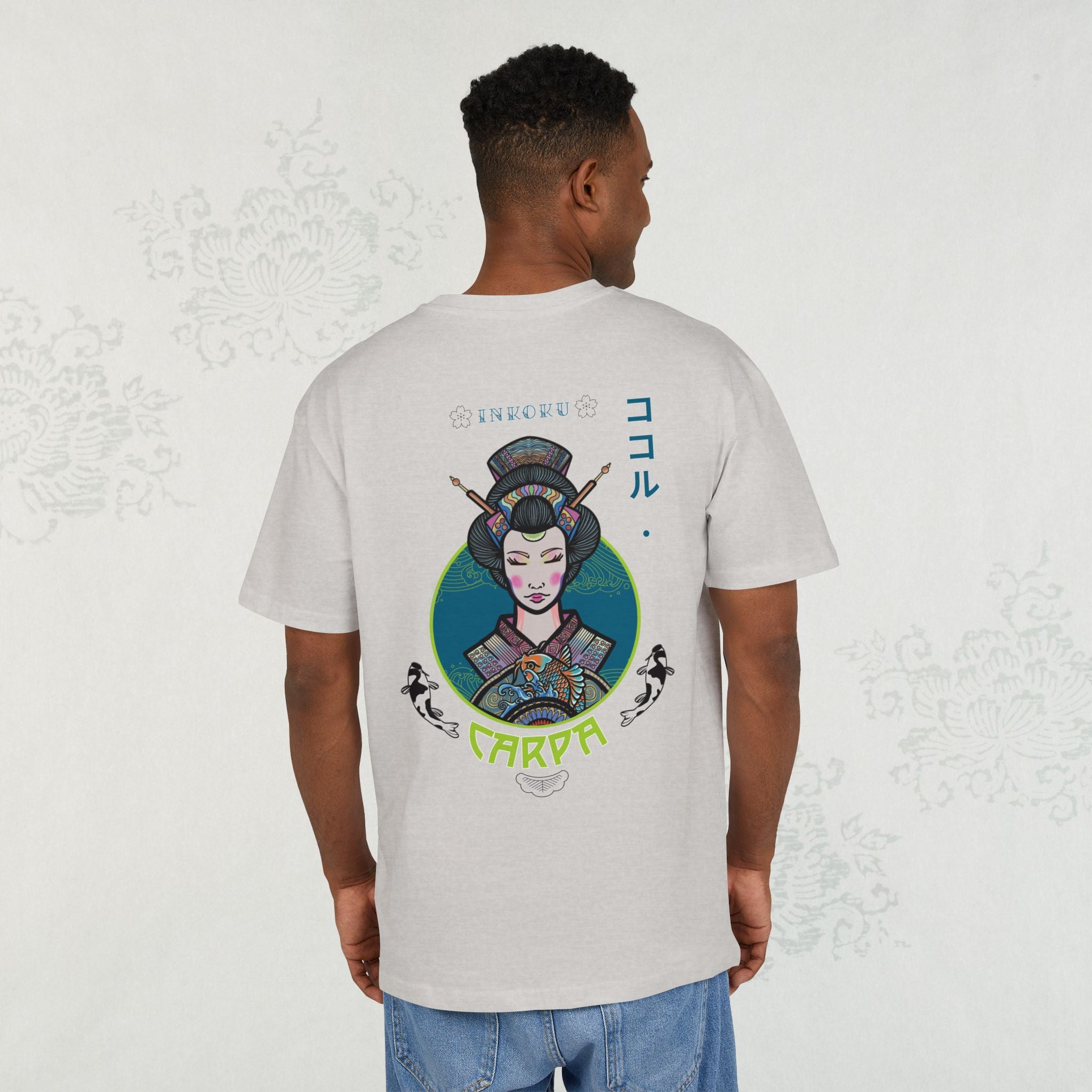 Inkoku Geisa Carpa - Unisex Oversize Tee