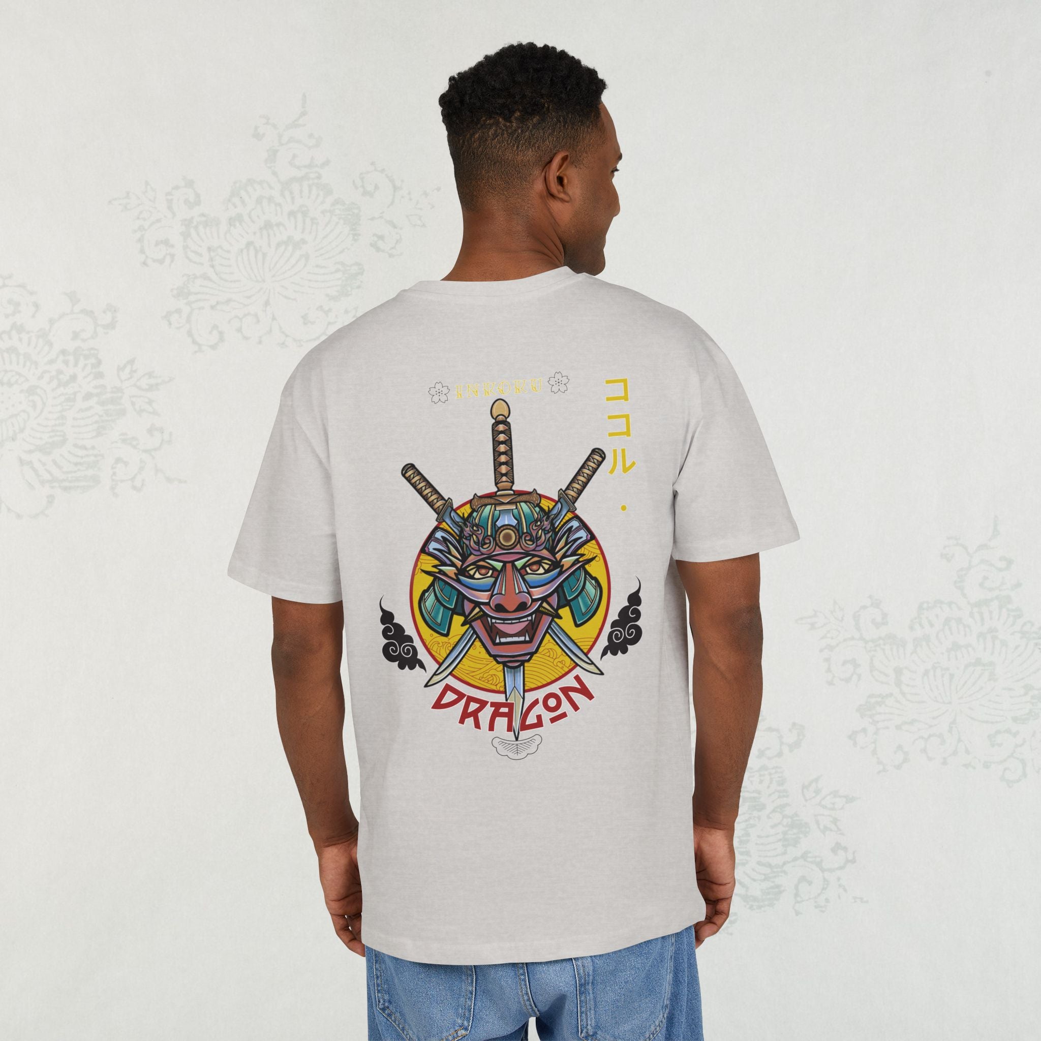 Inkoku Samurai Dragon - Unisex Oversize Tee