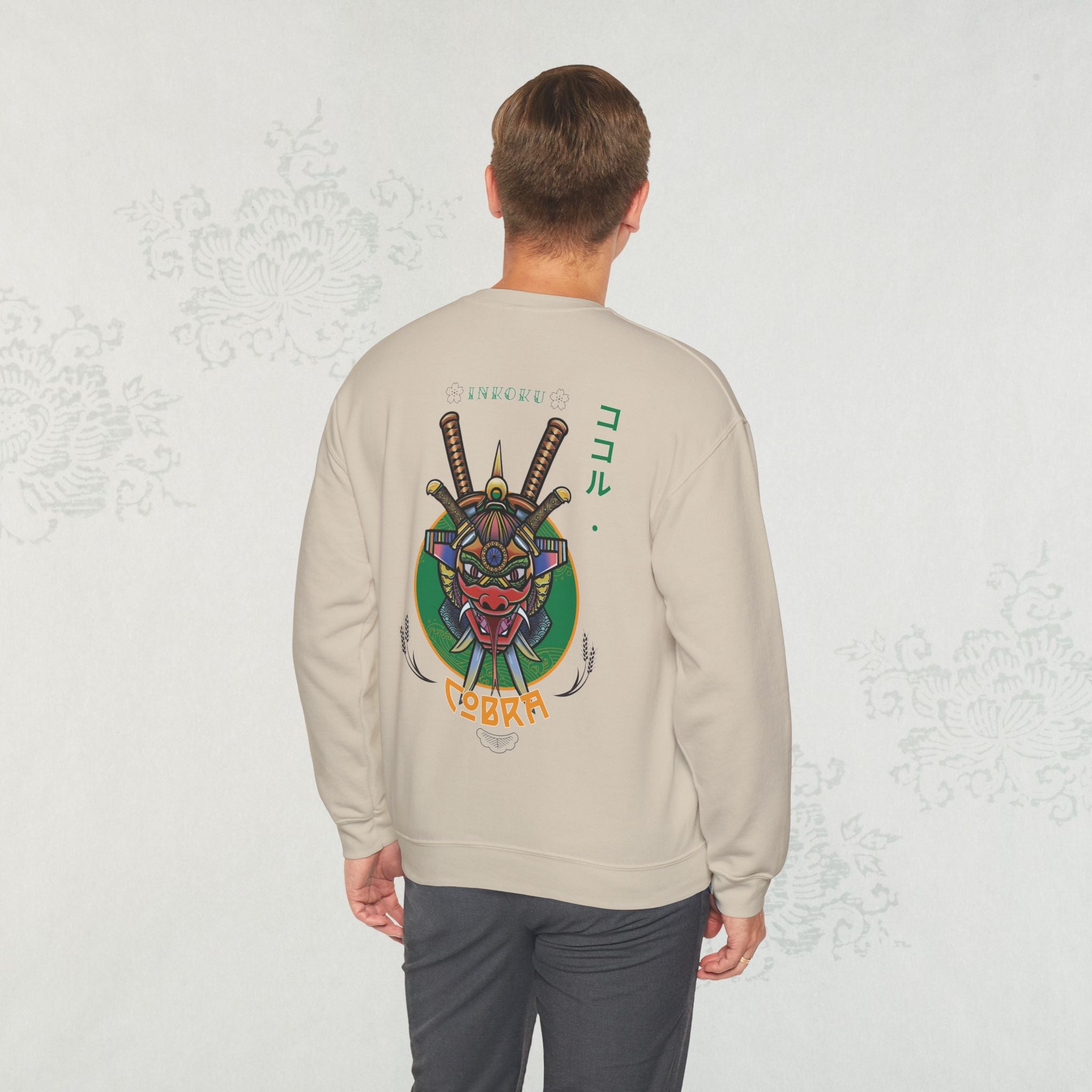 Inkoku Samurai Cobra - Crewneck Sweatshirt