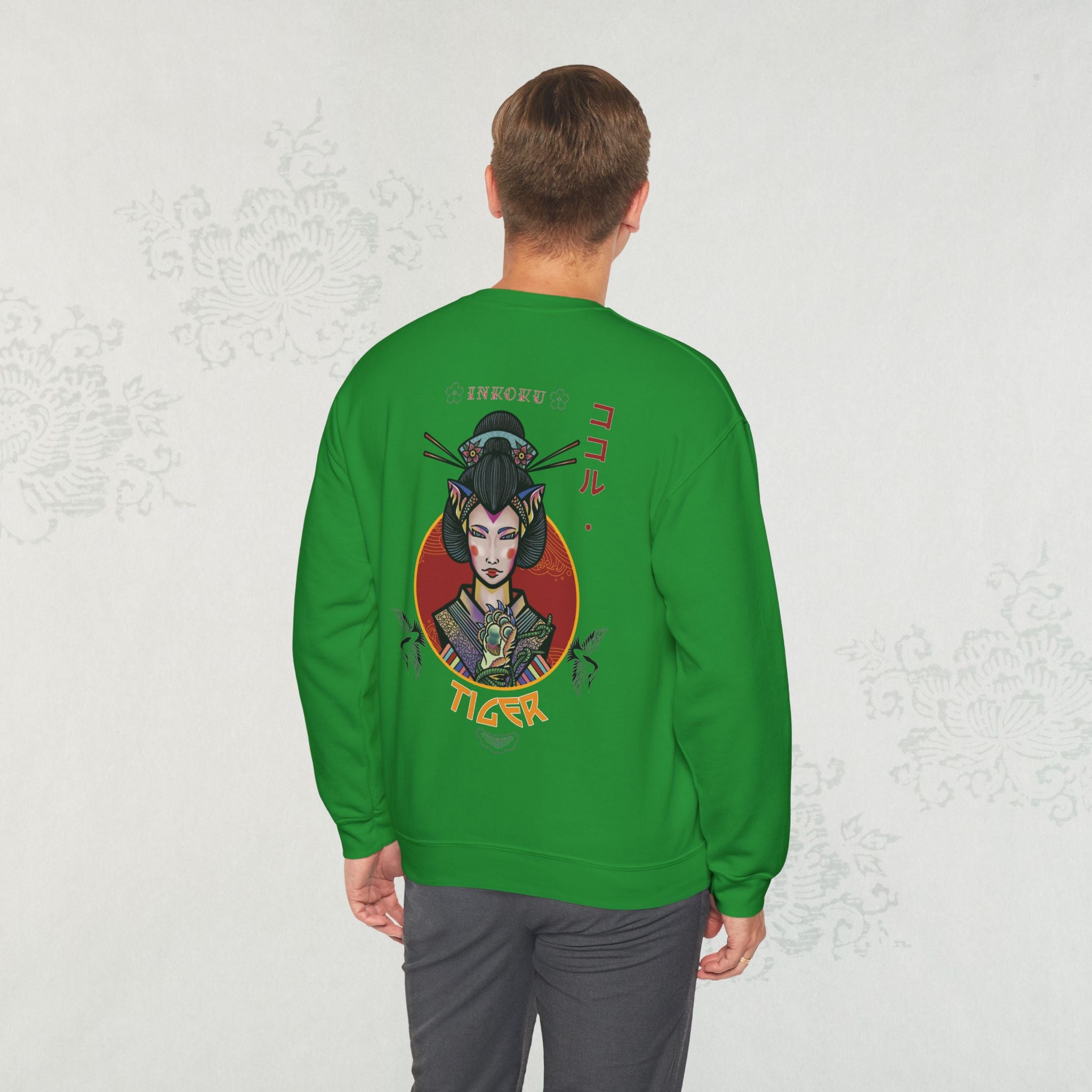 Inkoku Geisa Tiger - Crewneck Sweatshirt