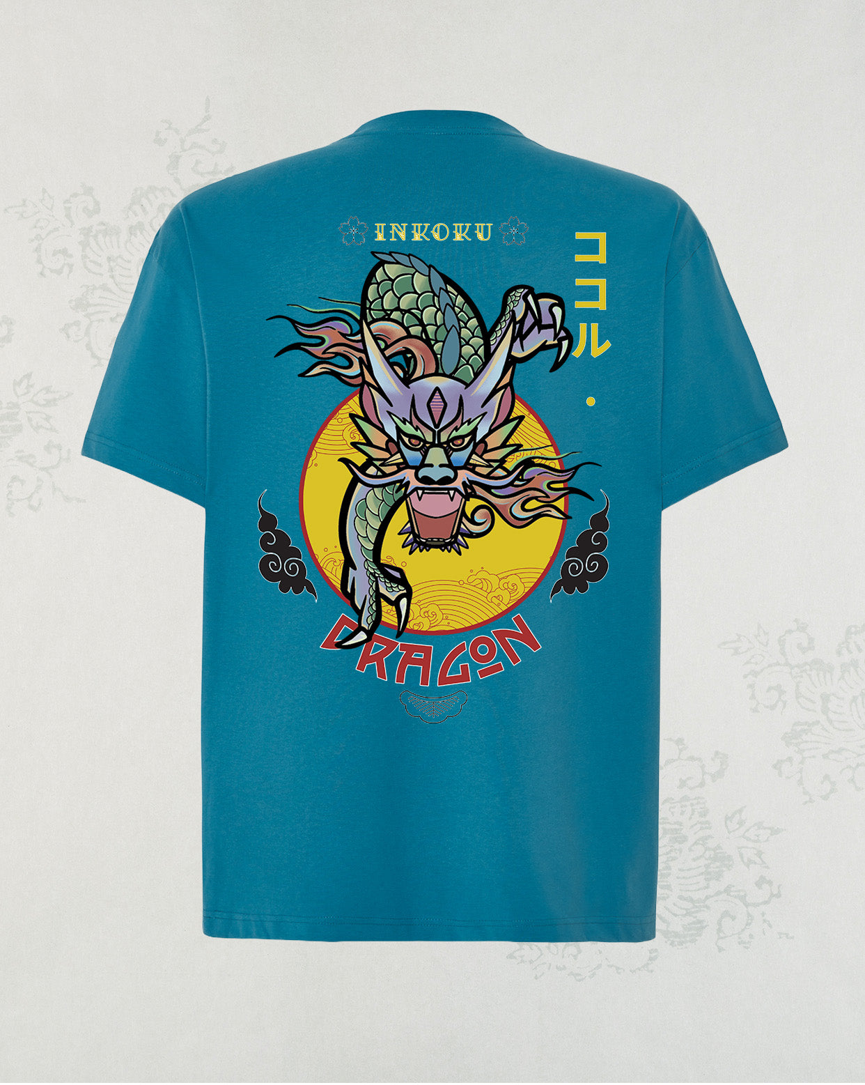 Camiseta Oversize Unisex 100% algodón Dragon
