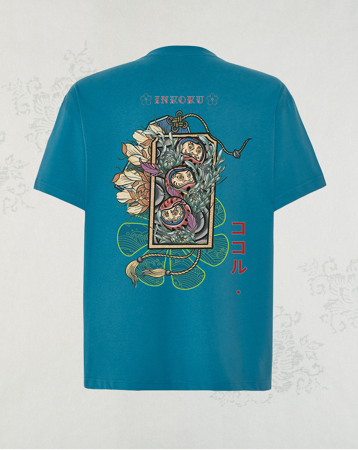 Camiseta Oversize Unisex 100% algodón Daruma