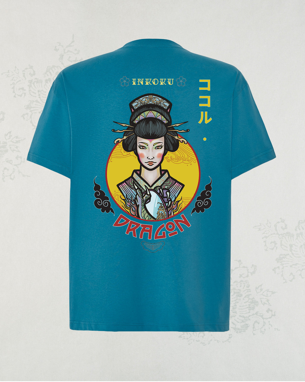 Camiseta Oversize Unisex 100% algodón Dragon