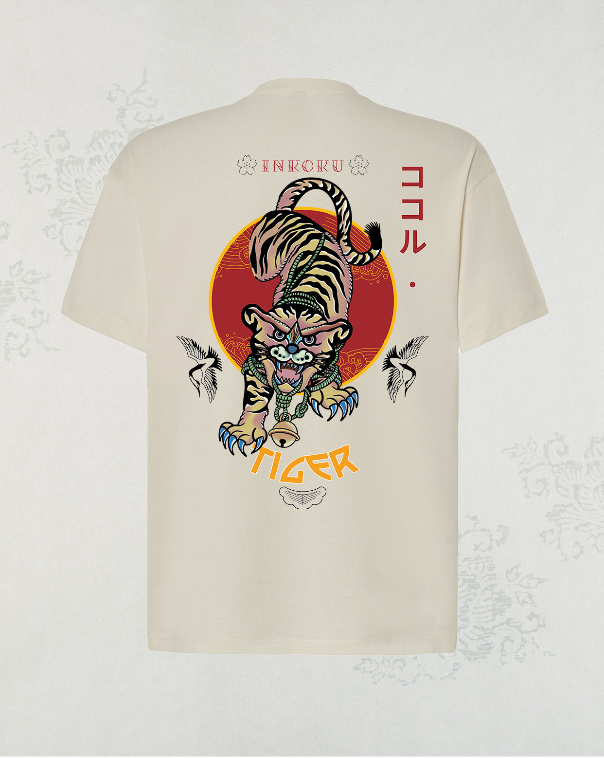 Camiseta Oversize Unisex 100% algodón Tiger