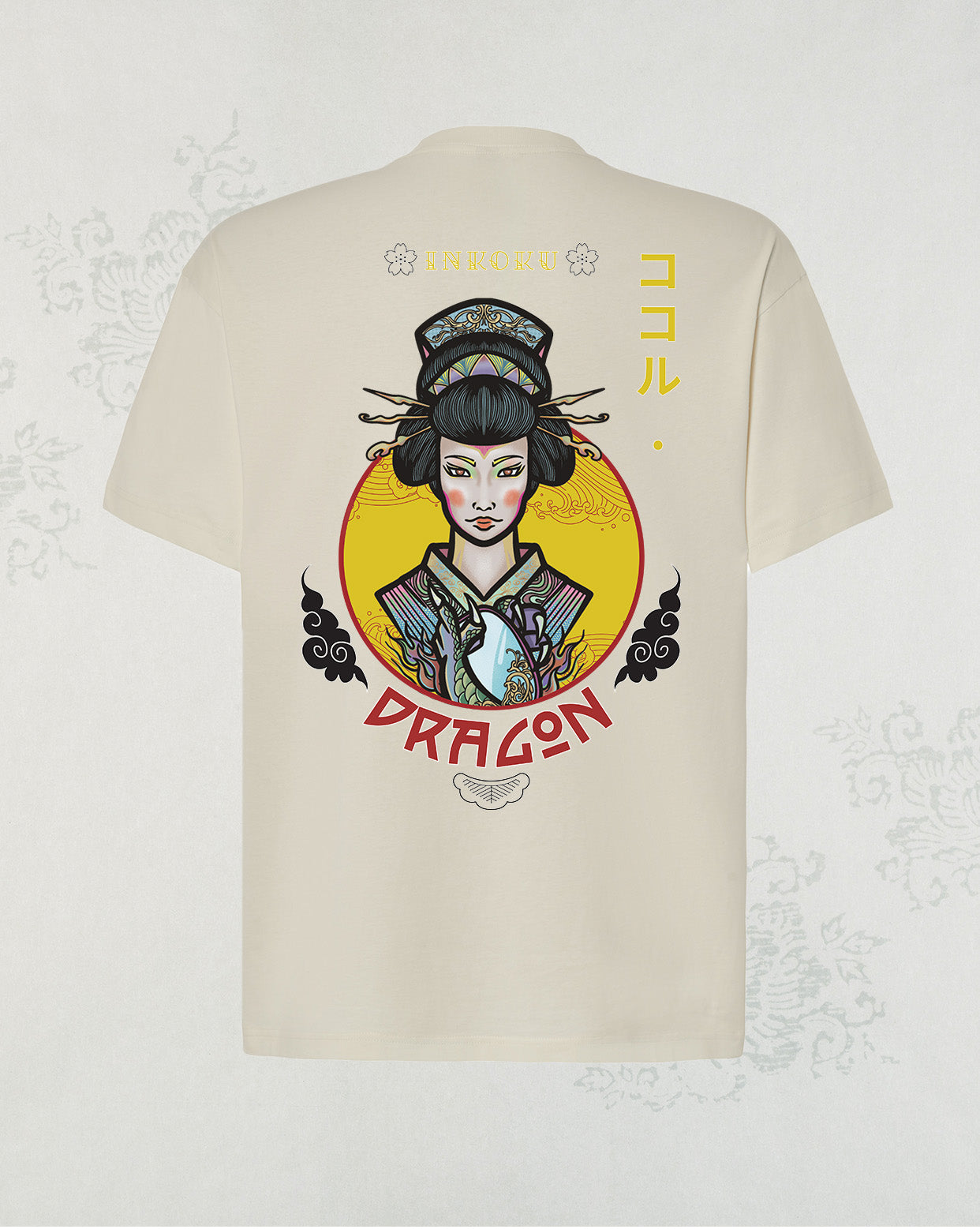 Camiseta Oversize Unisex 100% algodón Dragon