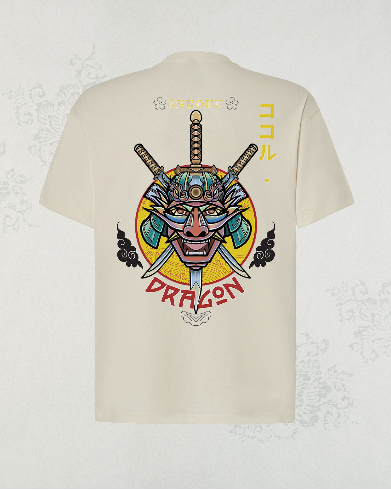 Camiseta Oversize Unisex 100% algodón Dragon