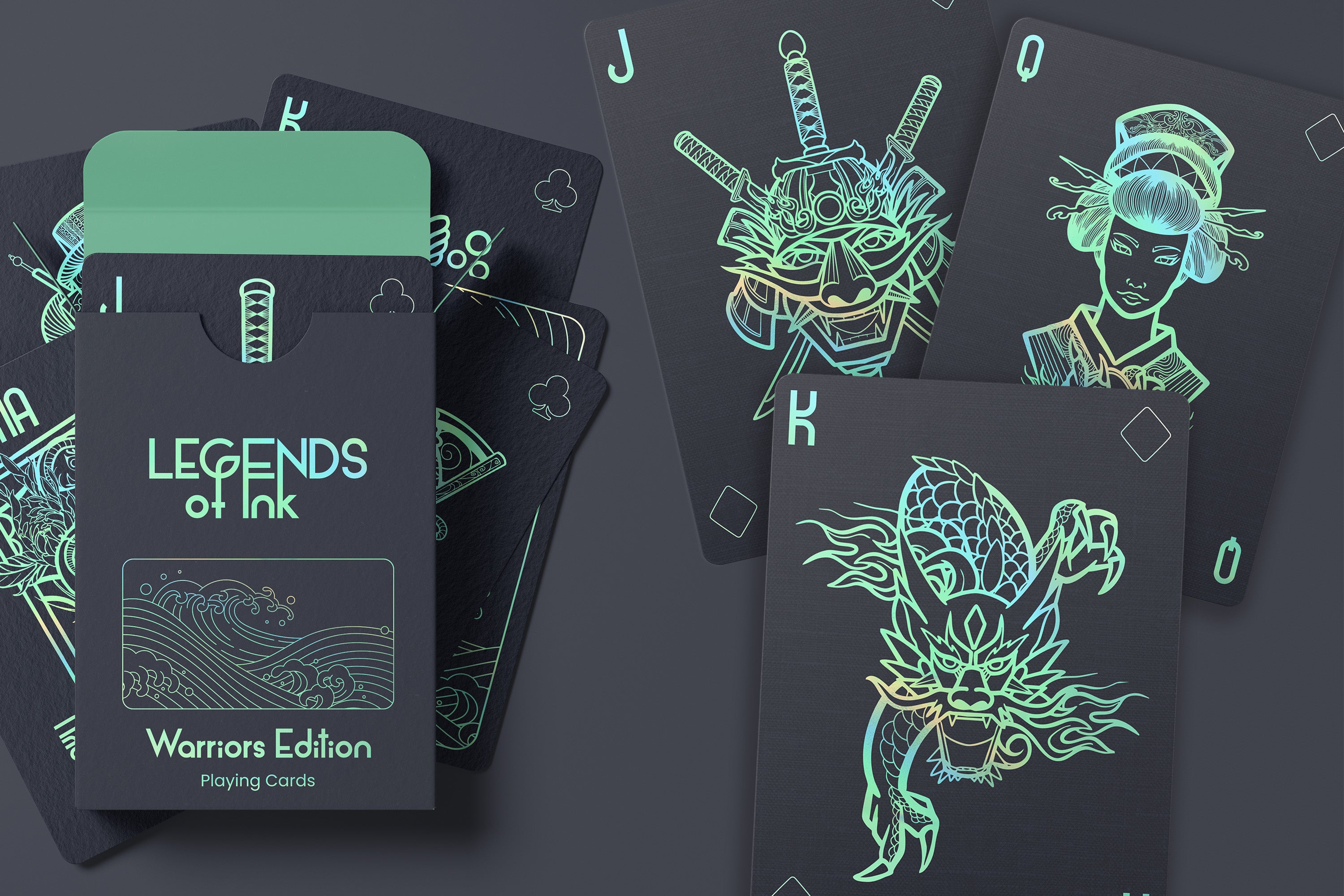Mystic Waves Playing Card