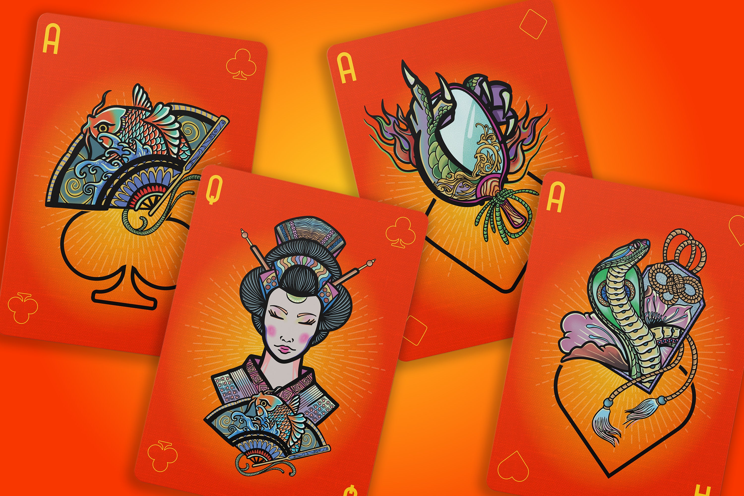 Eternal Sunset Playing Card