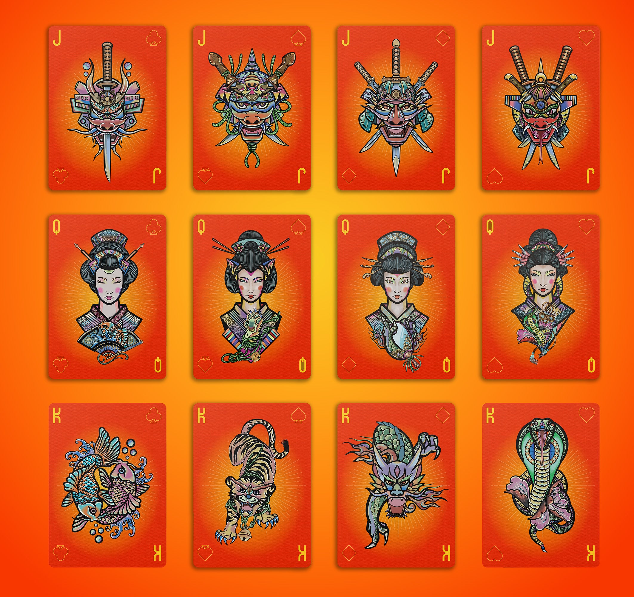 Eternal Sunset Playing Card