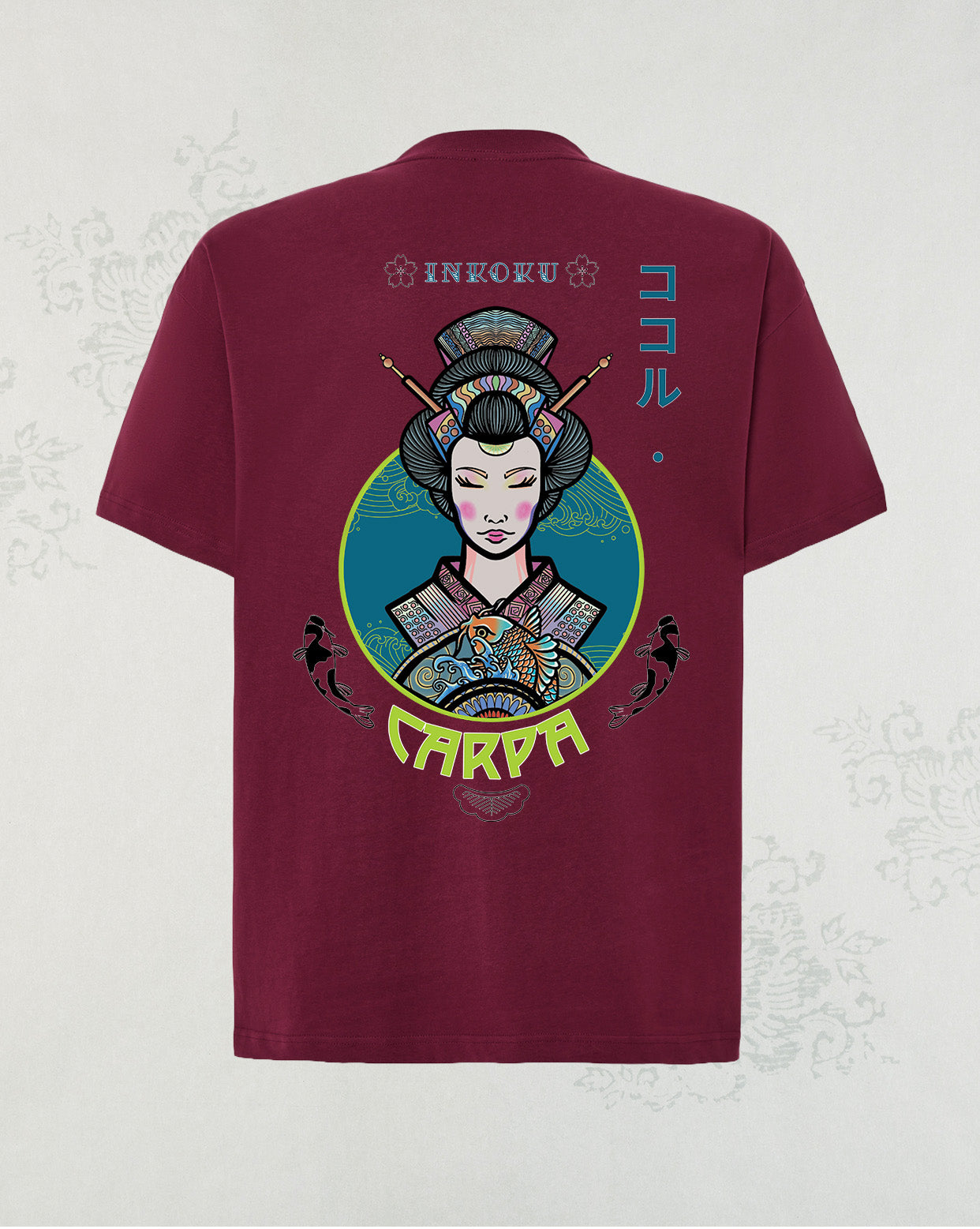 Camiseta Oversize Unisex 100% algodón Carpa