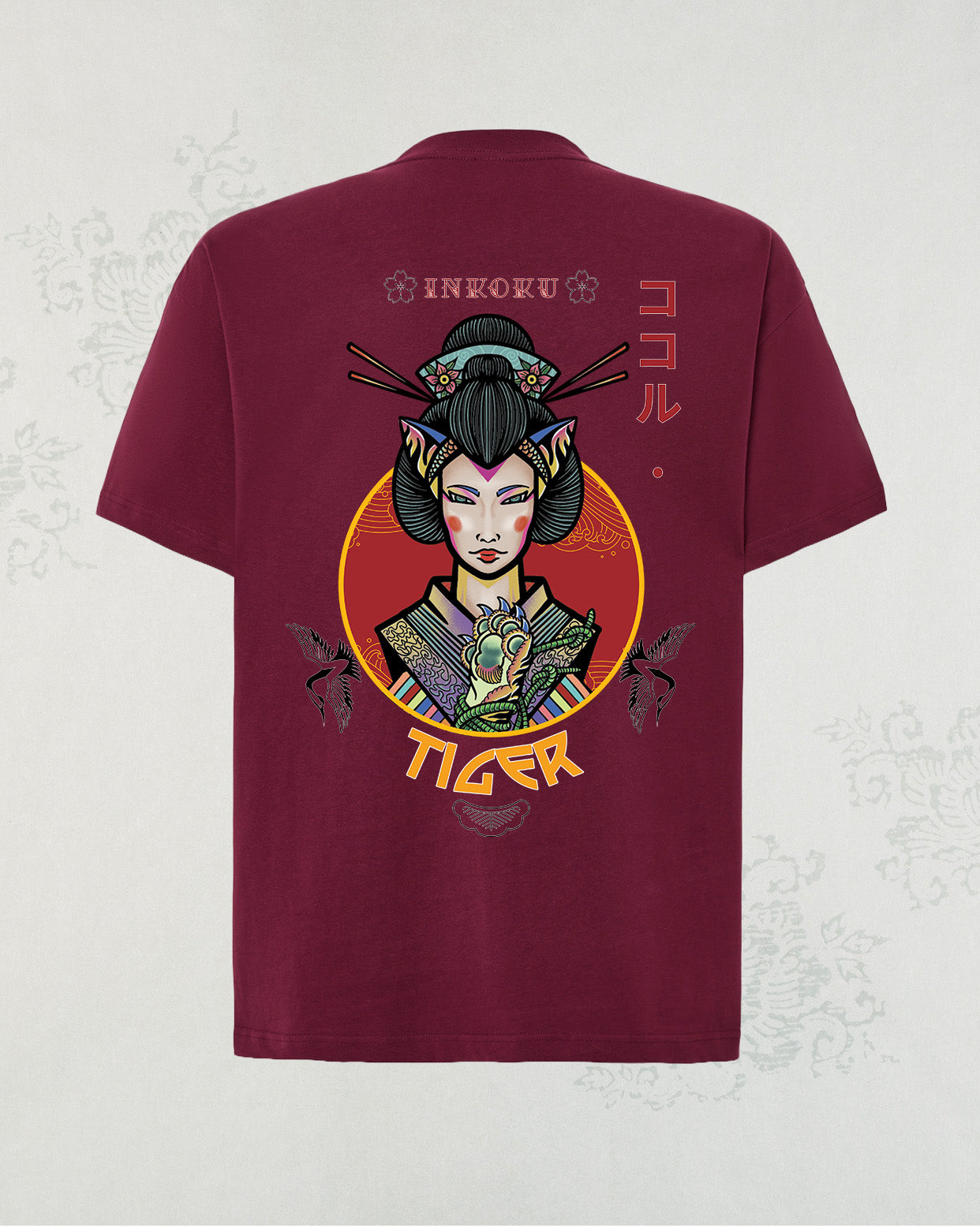 Camiseta Oversize Unisex 100% algodón Tiger