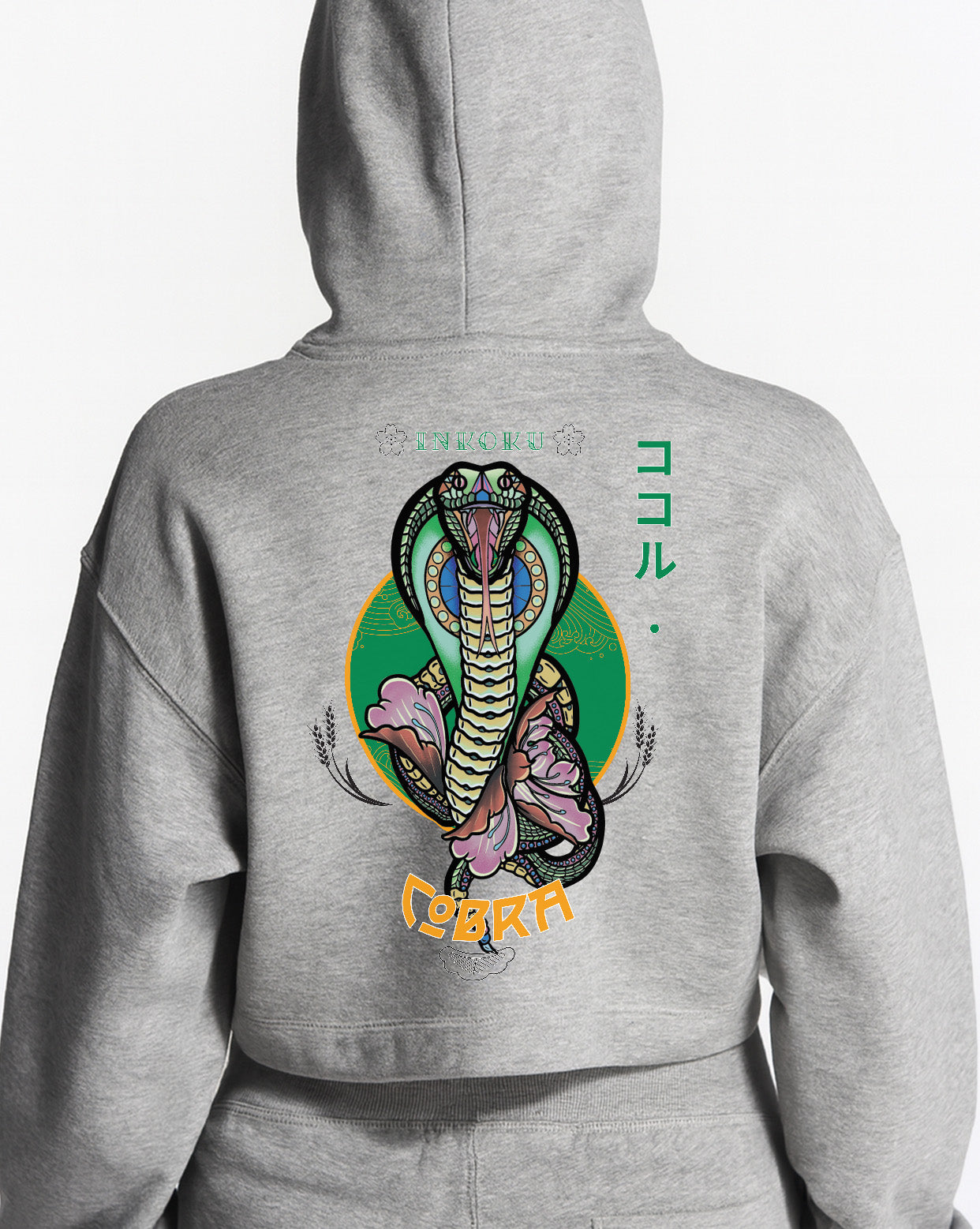 Sudadera Crop Cobra
