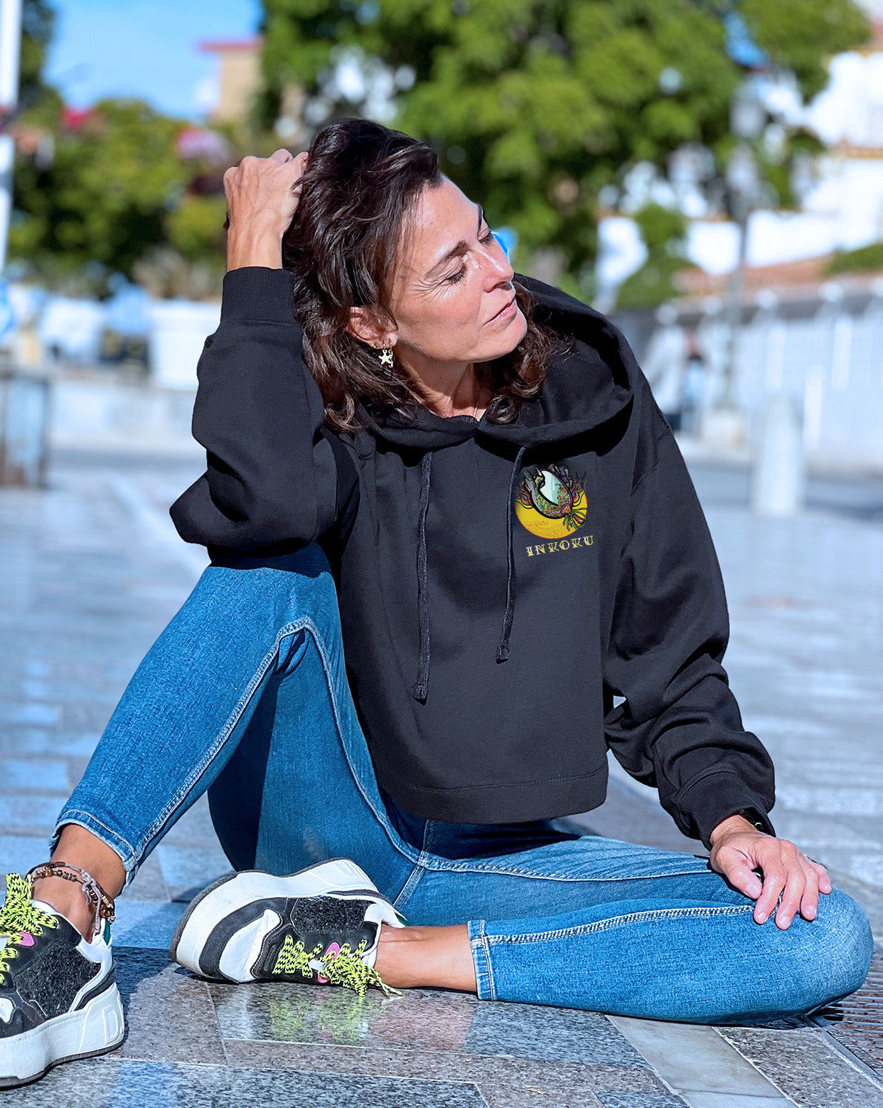 Sudadera Crop Dragon