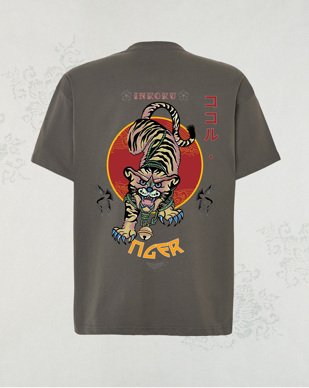 Camiseta Oversize Unisex 100% algodón Tiger